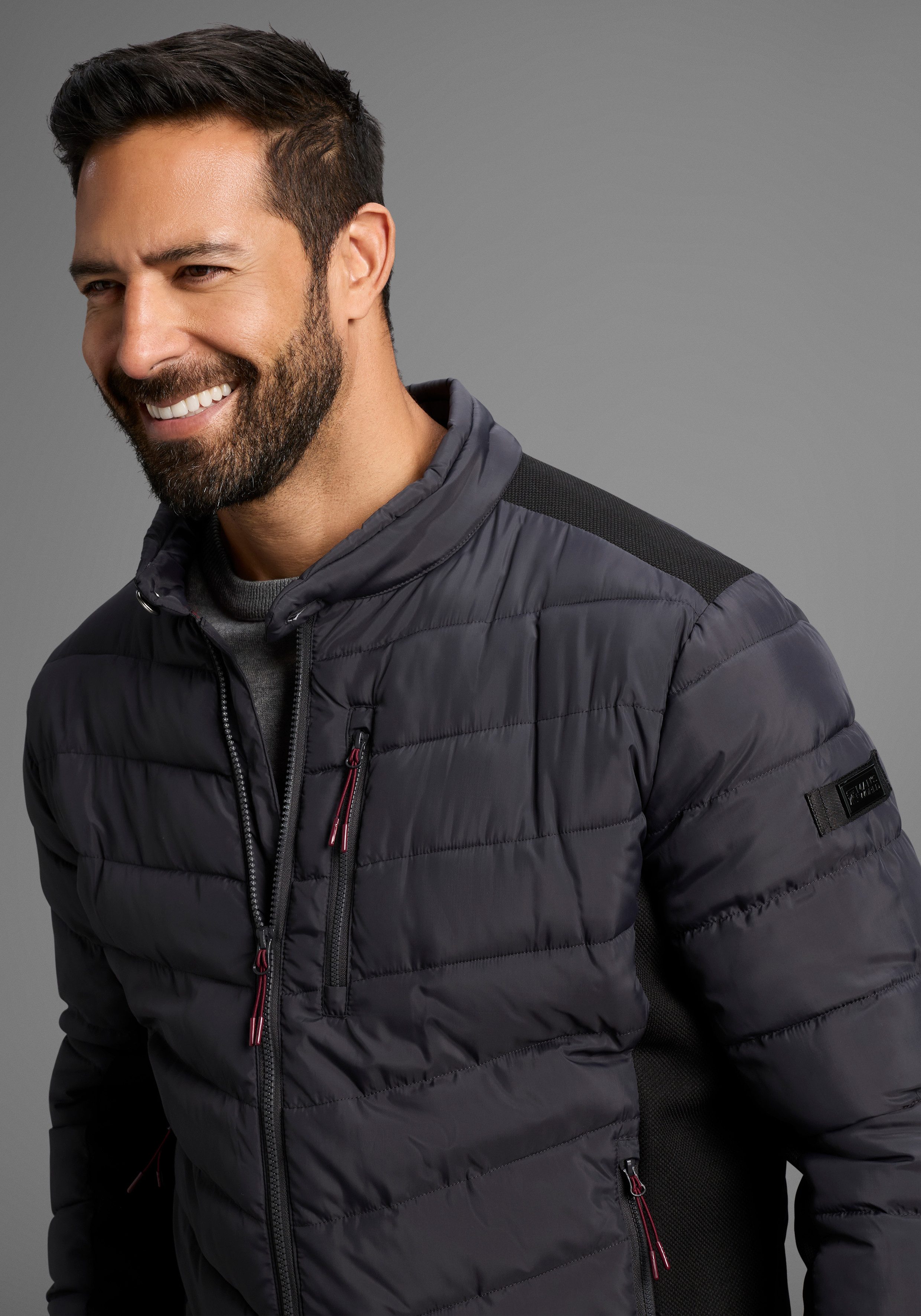 Man's World Steppjacke mit Reißverschlusstaschen, mit Brusttasche, mit Innentaschen – Bild 5 von 5