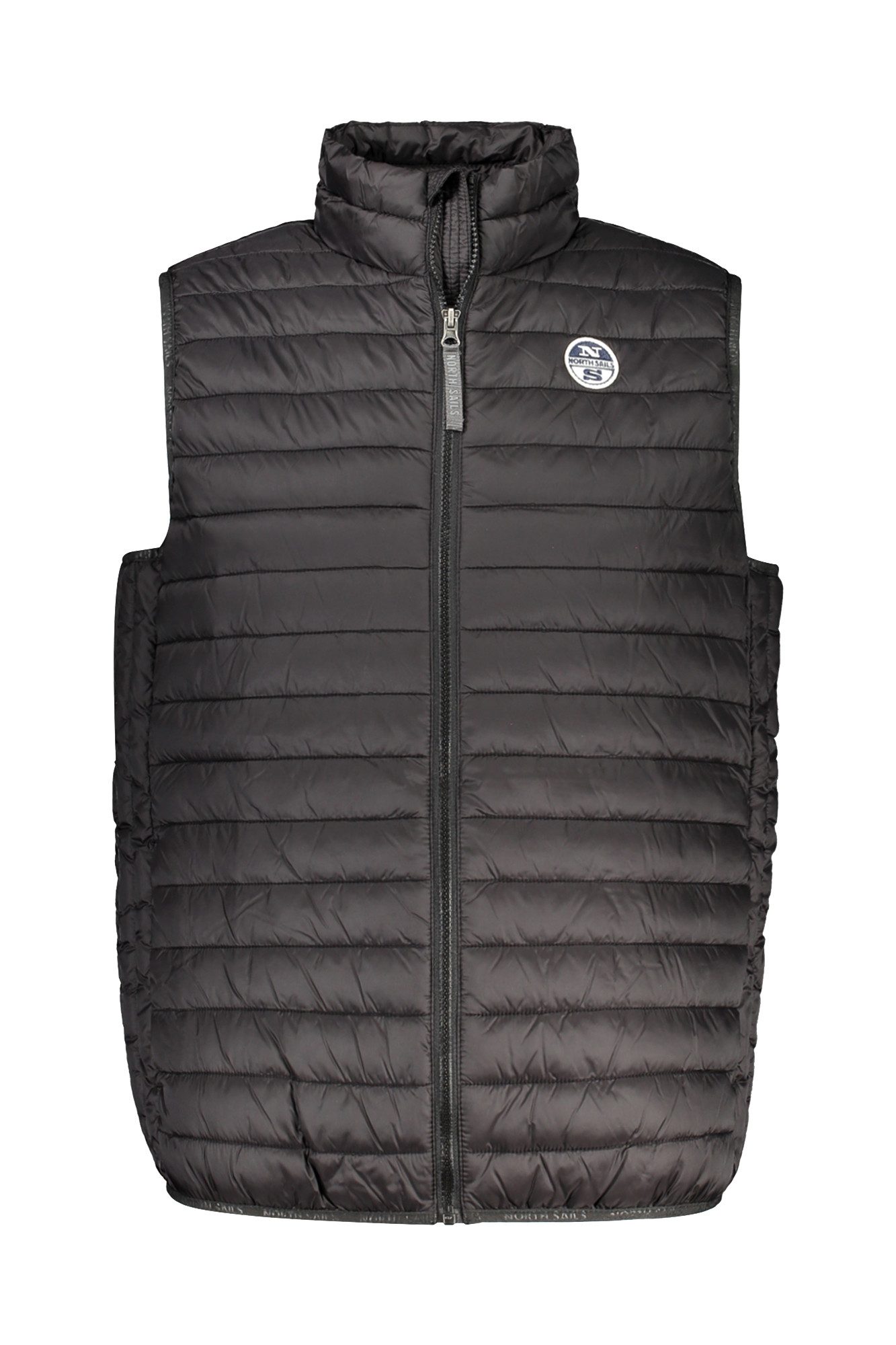 North Sails Outdoorjacke Schwarze Herrenweste: Leicht, funktional, stilvoll mit Taschen