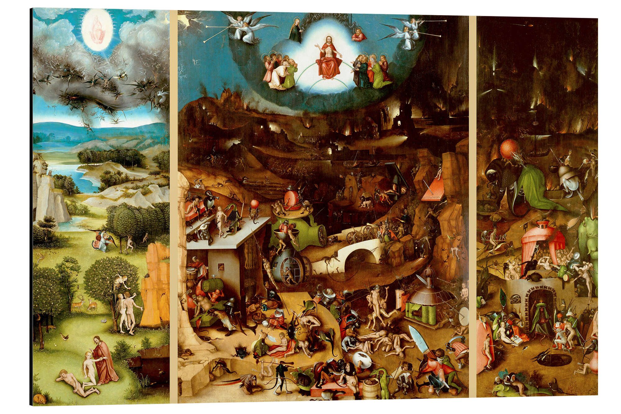 Alu-Dibond-Druck Hieronymus Bosch