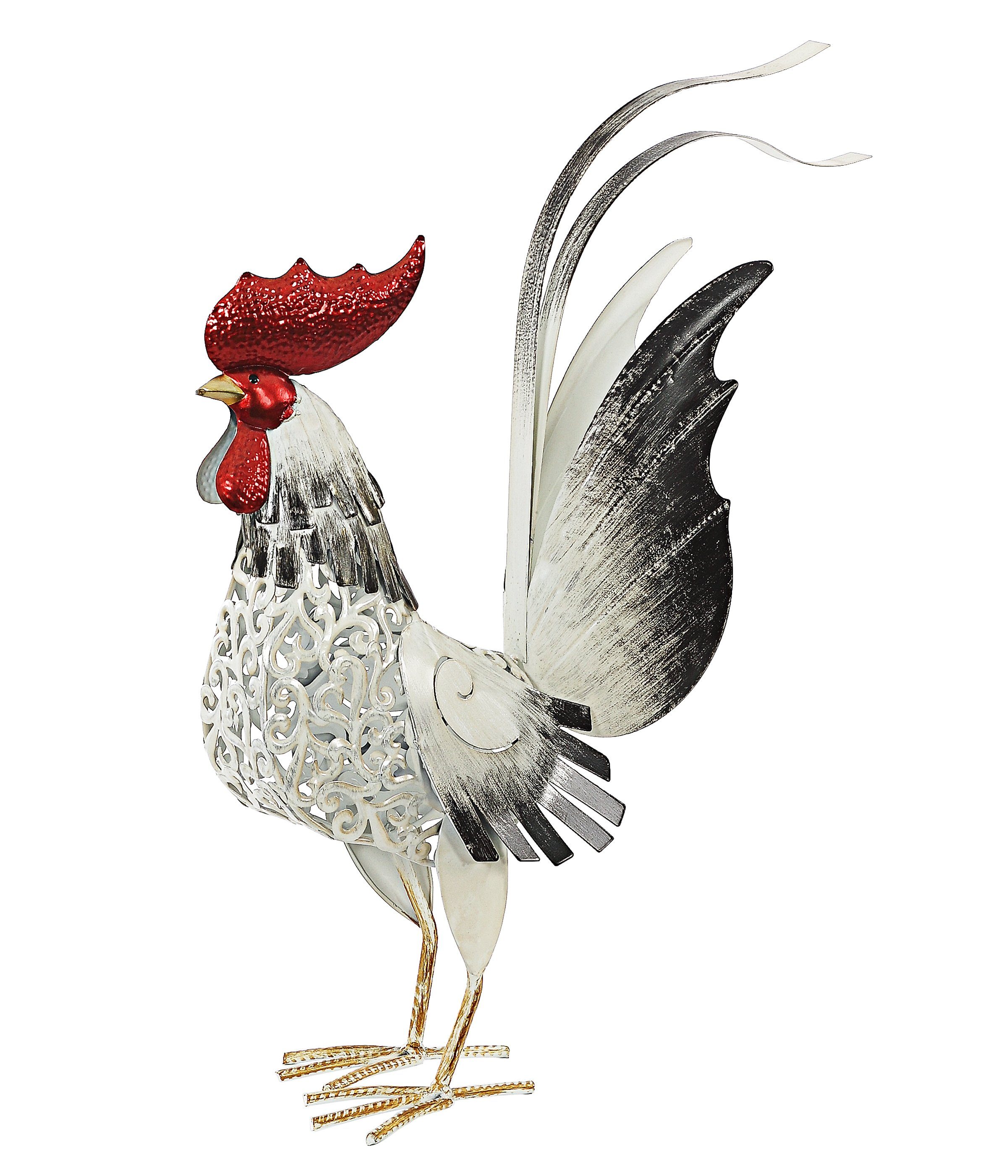 Dehner Gartenfigur »Dekofigur Hahn Jakob, 50 x 42.5 x 16 cm, Metall