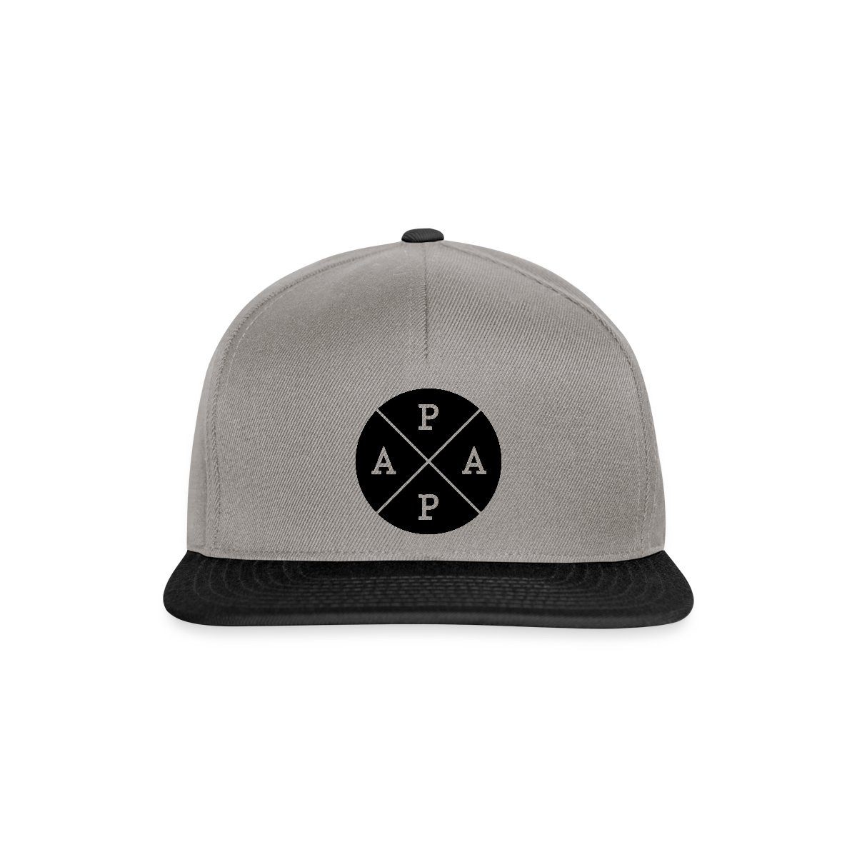 Spreadshirt Snapback Cap Papa Retro Vatertagsgeschenk Snapback Cap (1-St)