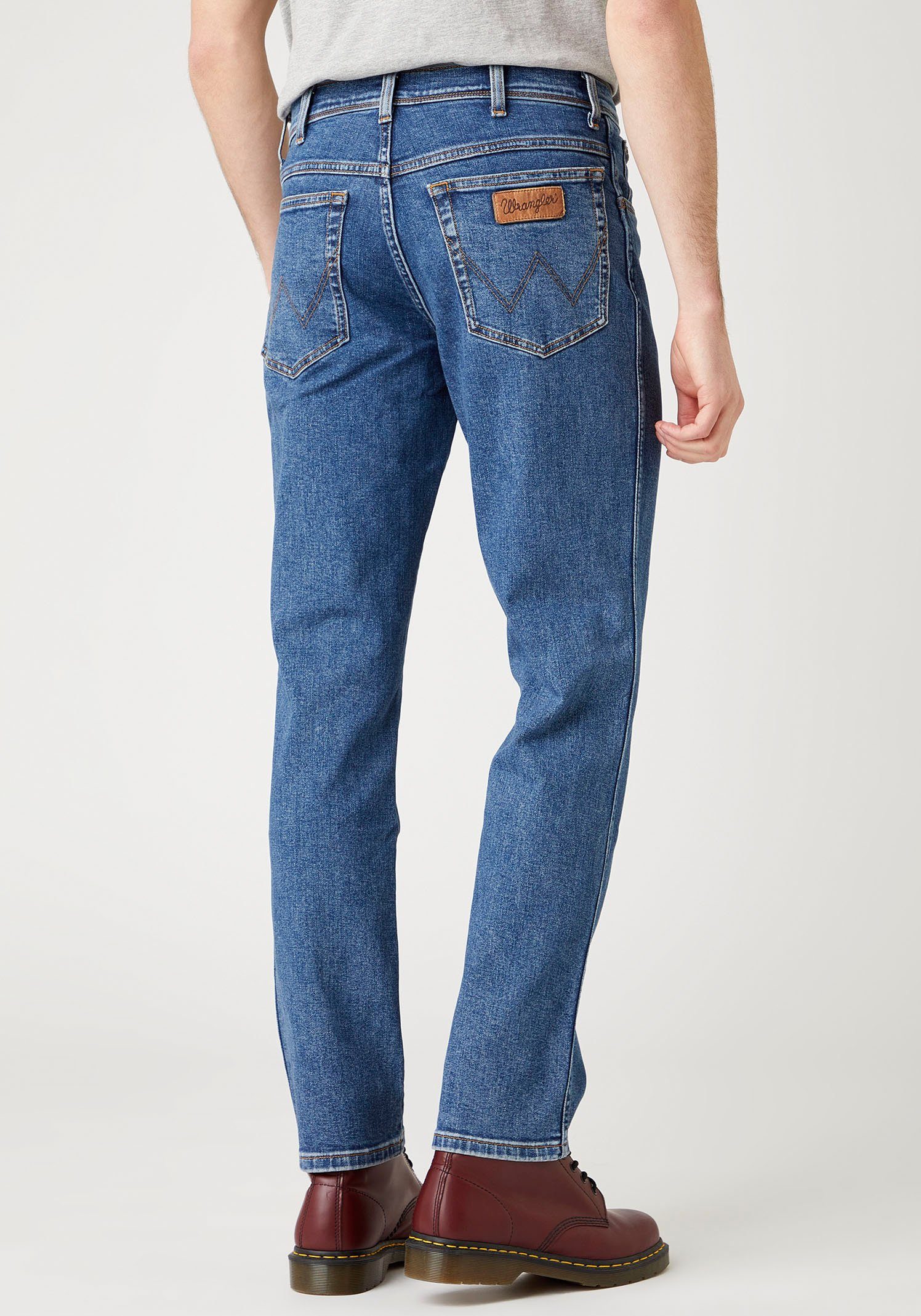 Slim stonewash Texas Slim-fit-Jeans Wrangler