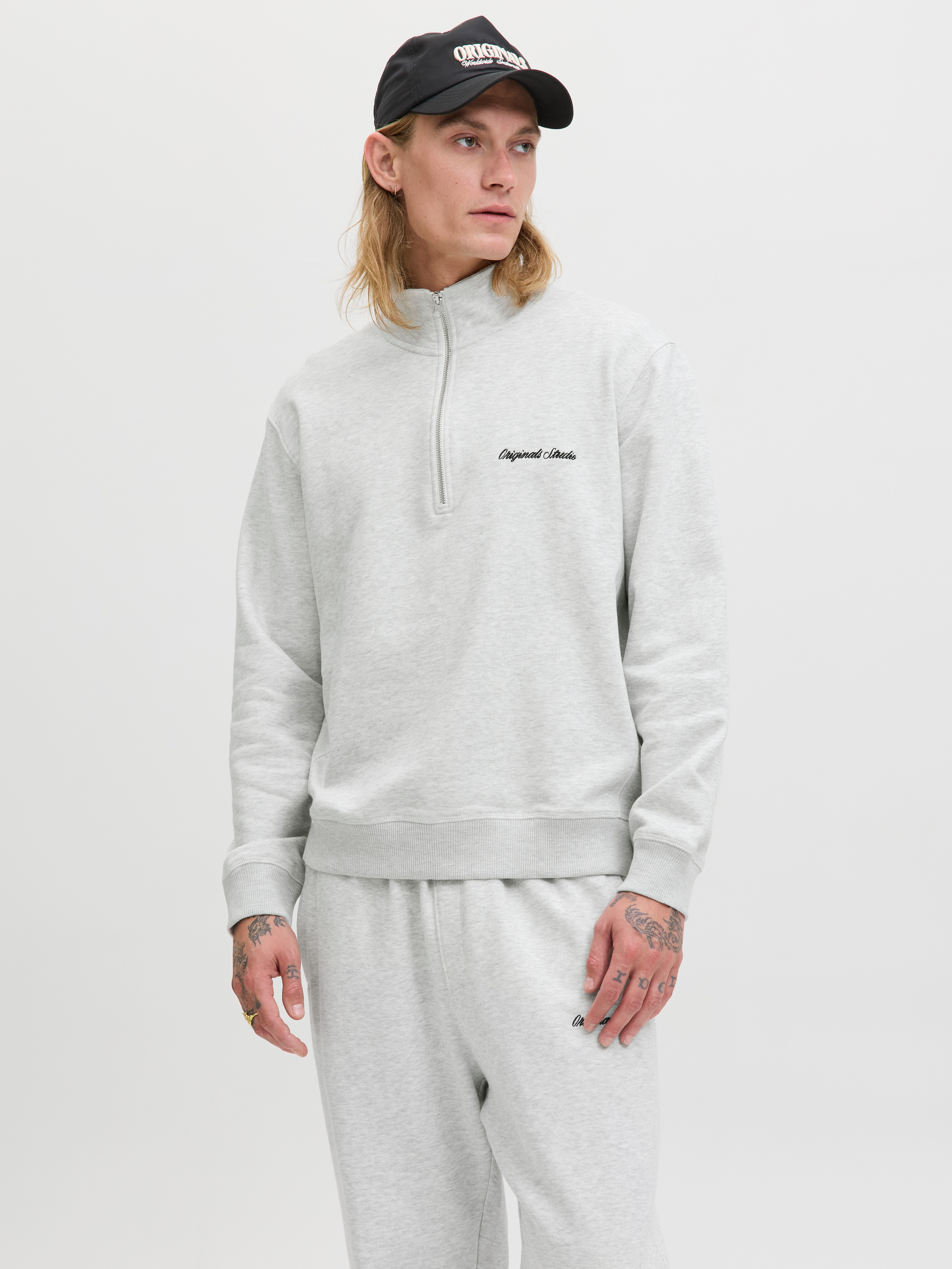 Jack & Jones Sweatshirt JORNORREBRO EMB SWEAT HIGH NECK SN