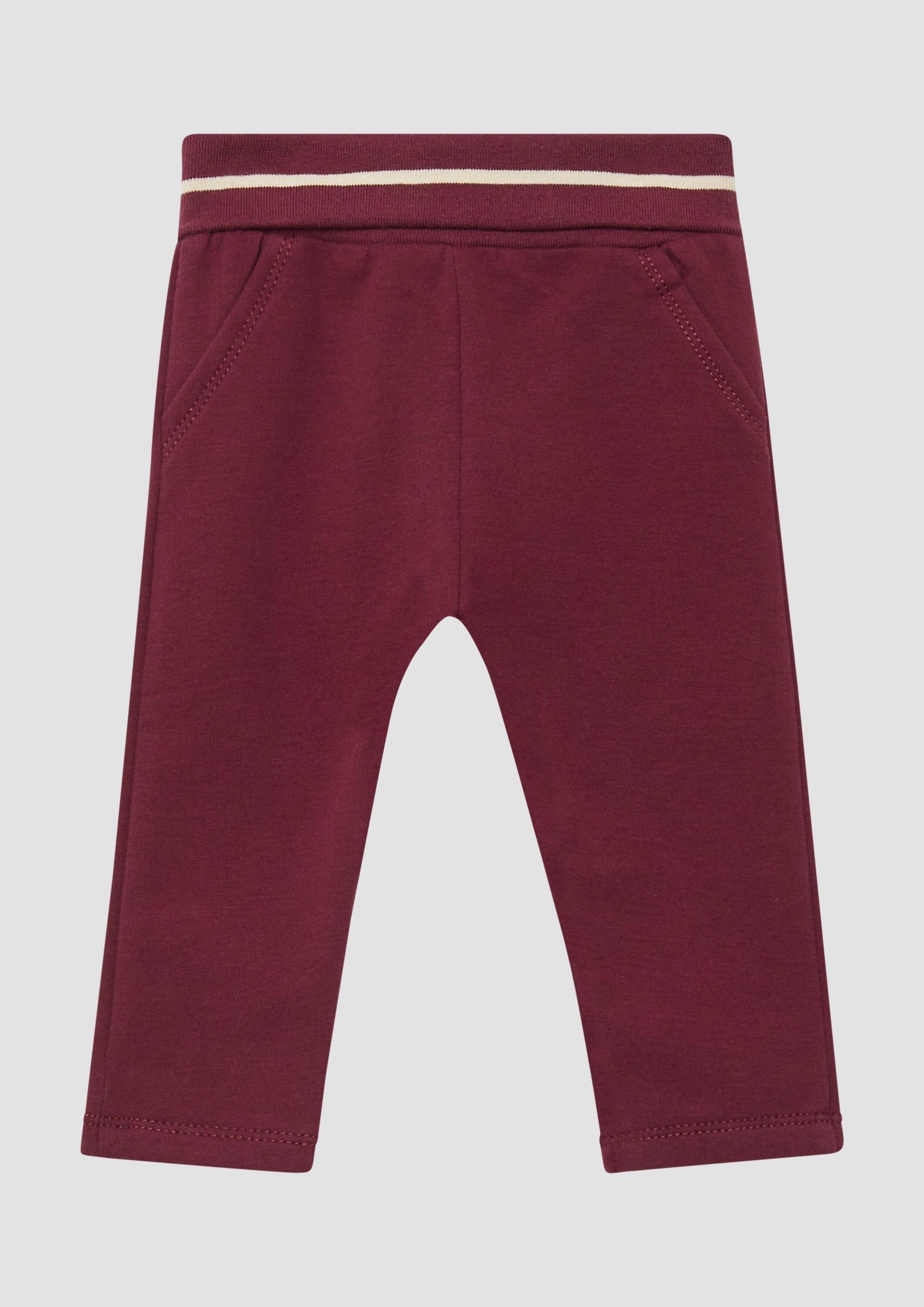 s.Oliver Leggings Leggings Kuschelige Unisex-Jogpants mit Umschlagbund