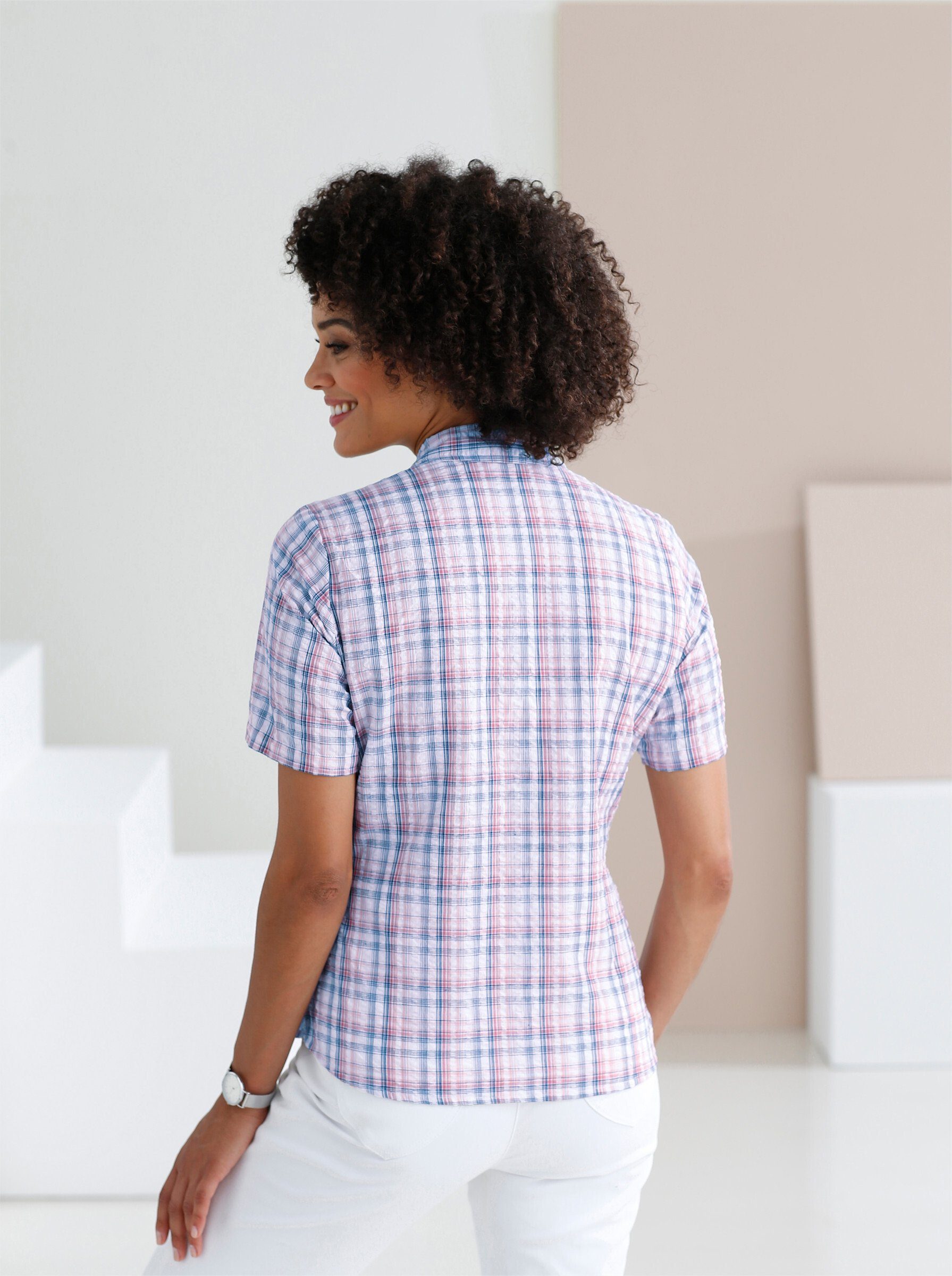 Sieh an! Klassische Bluse Baumwollbluse . günstig online kaufen