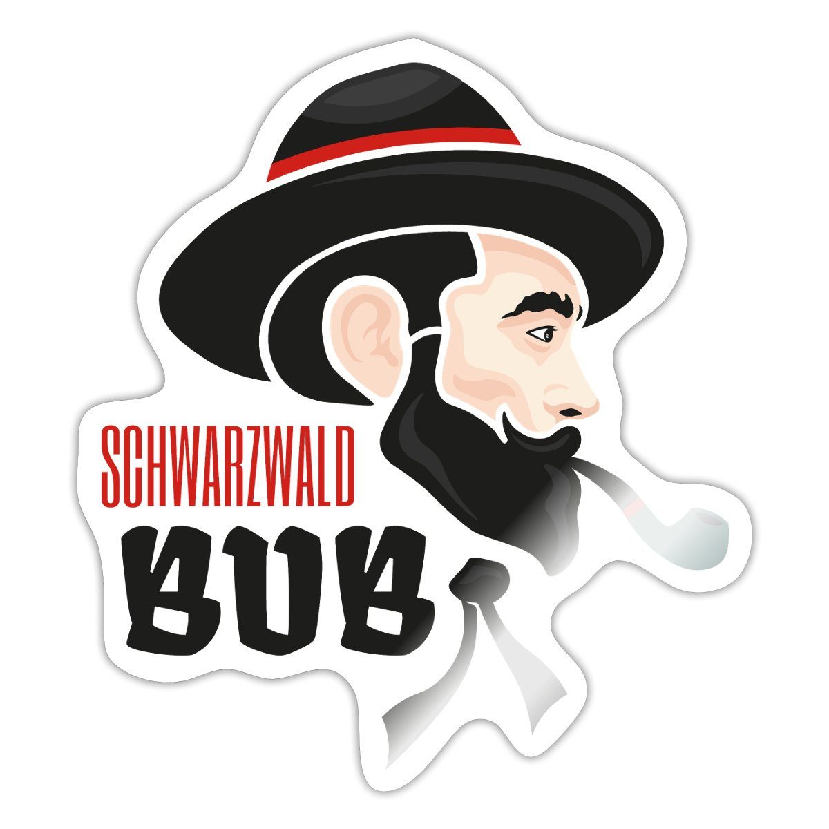 Aufkleber Schwarzwaldbub Karl Schwarzwald Geschenk Sticker Aufkleber