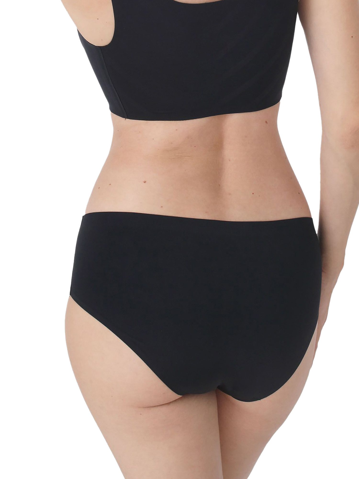 Sassa Hüftslip 3er Pack Slip Midi Bonded Micro (Packung, 3-St)