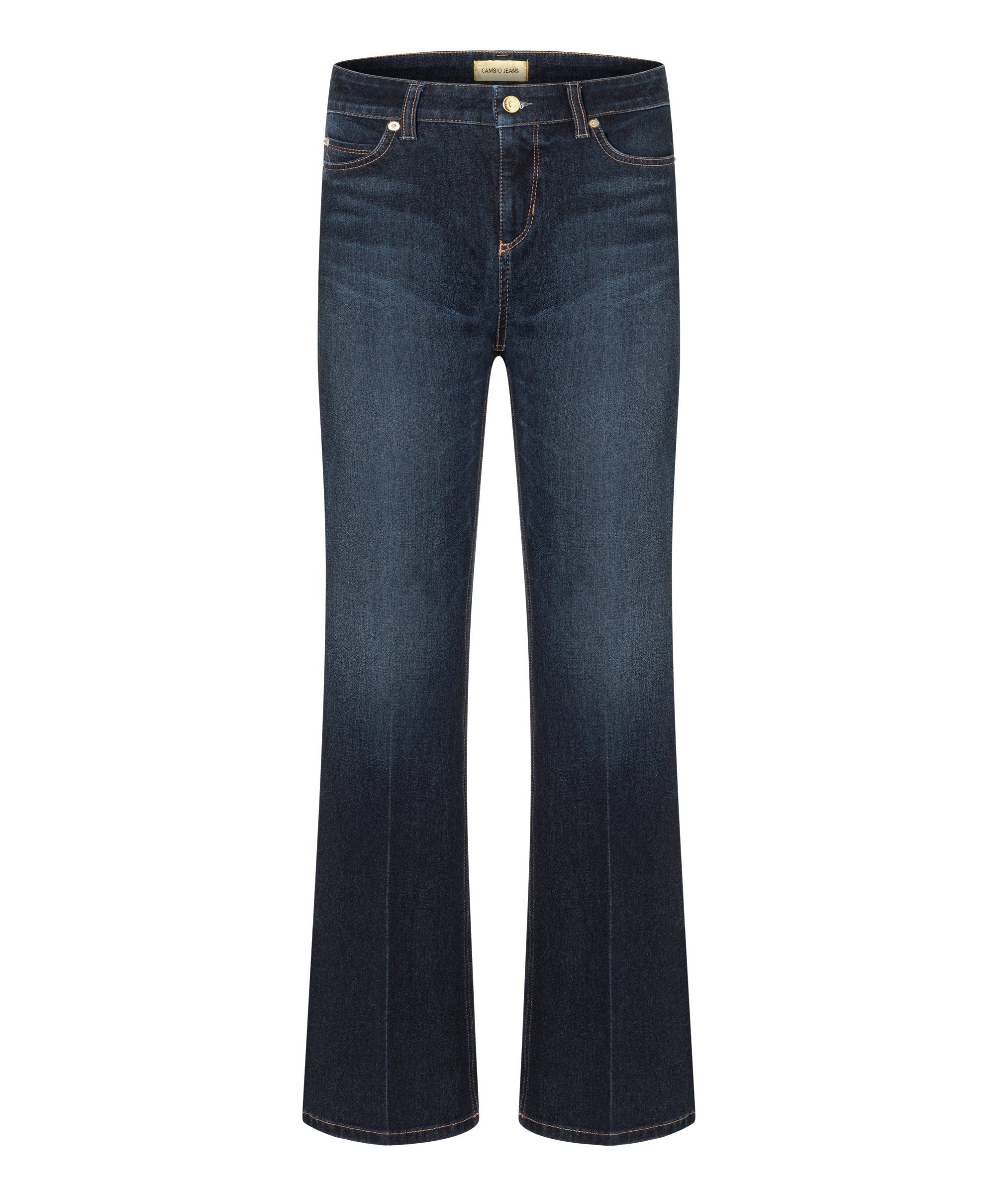 Cambio 5-Pocket-Jeans CAMBIO Jeans PARIS FLARED Mid Waist - Deep Ocean Used