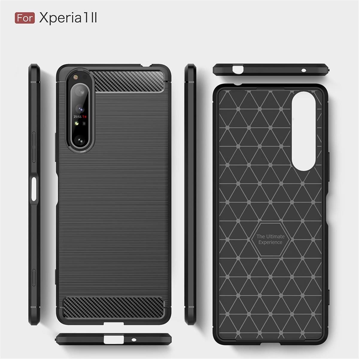 CoverKingz Handyhülle Sony Xperia 1 II Handyhülle Silikon Case Cover ...