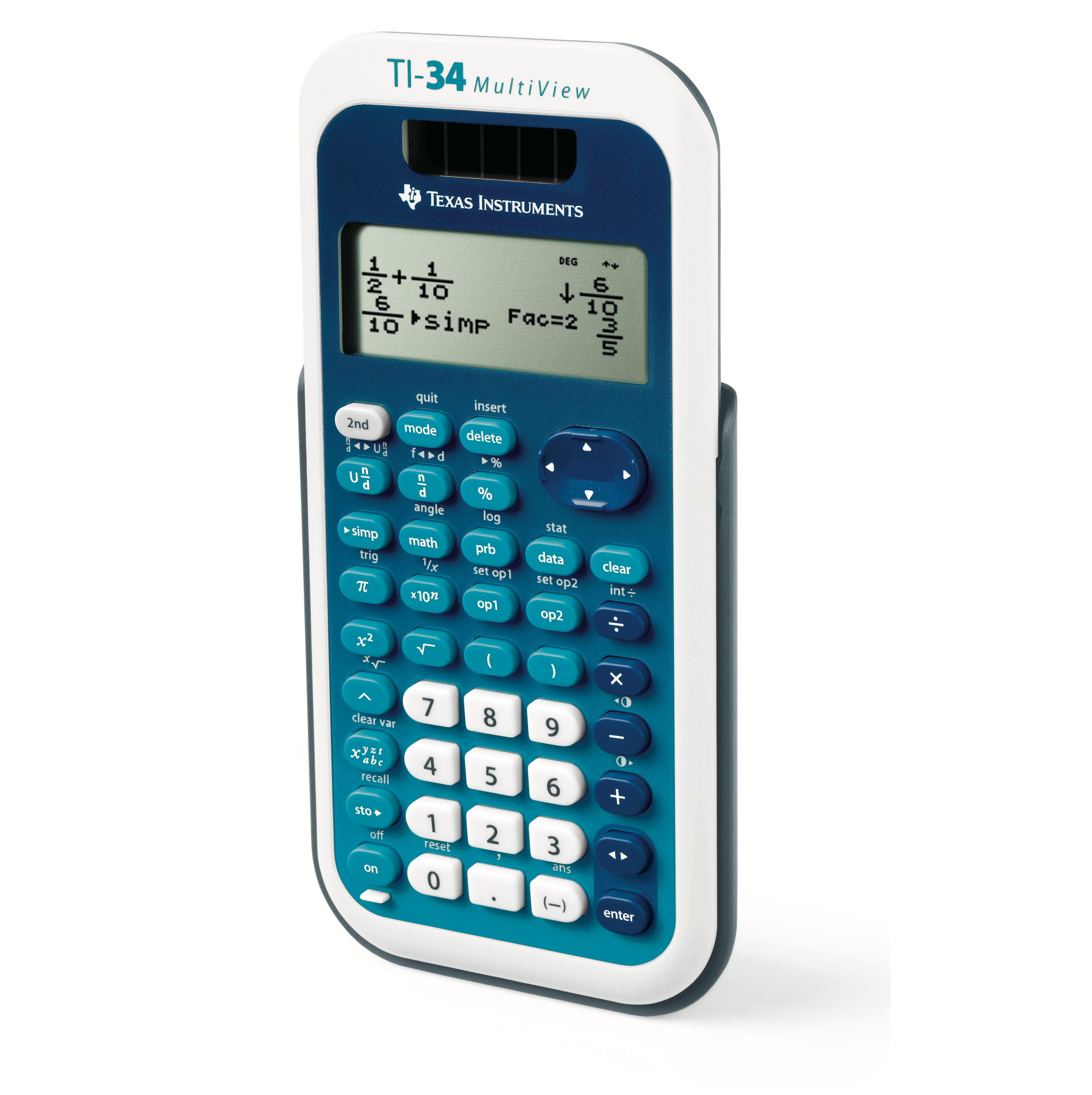Texas Instruments Taschenrechner Wissenschaftlicher Rechner TI-34 MultiView™, Vierzeiliger, MathPrint™-Funktion