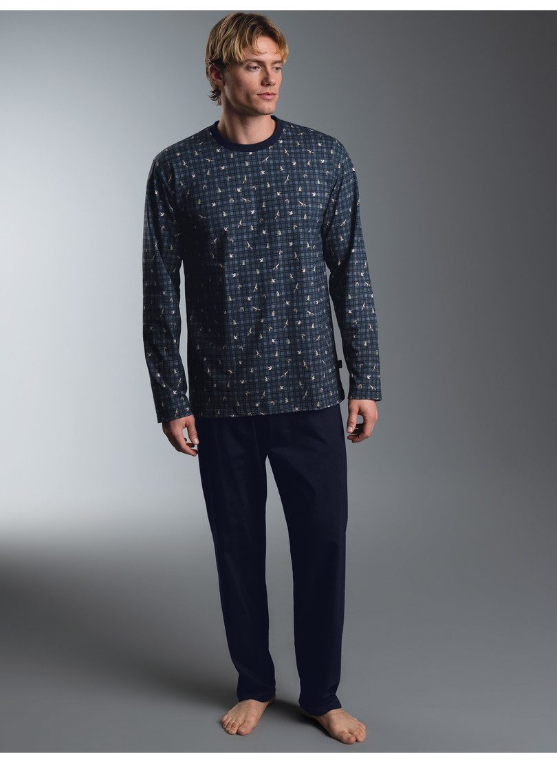 Trigema Schlafanzug TRIGEMA Pyjama mit Entenmuster (1 tlg)
