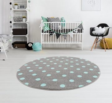 Kinderteppich Circle Rund, Kids Love Rugs, rund, Höhe: 16 mm, weicher Flor