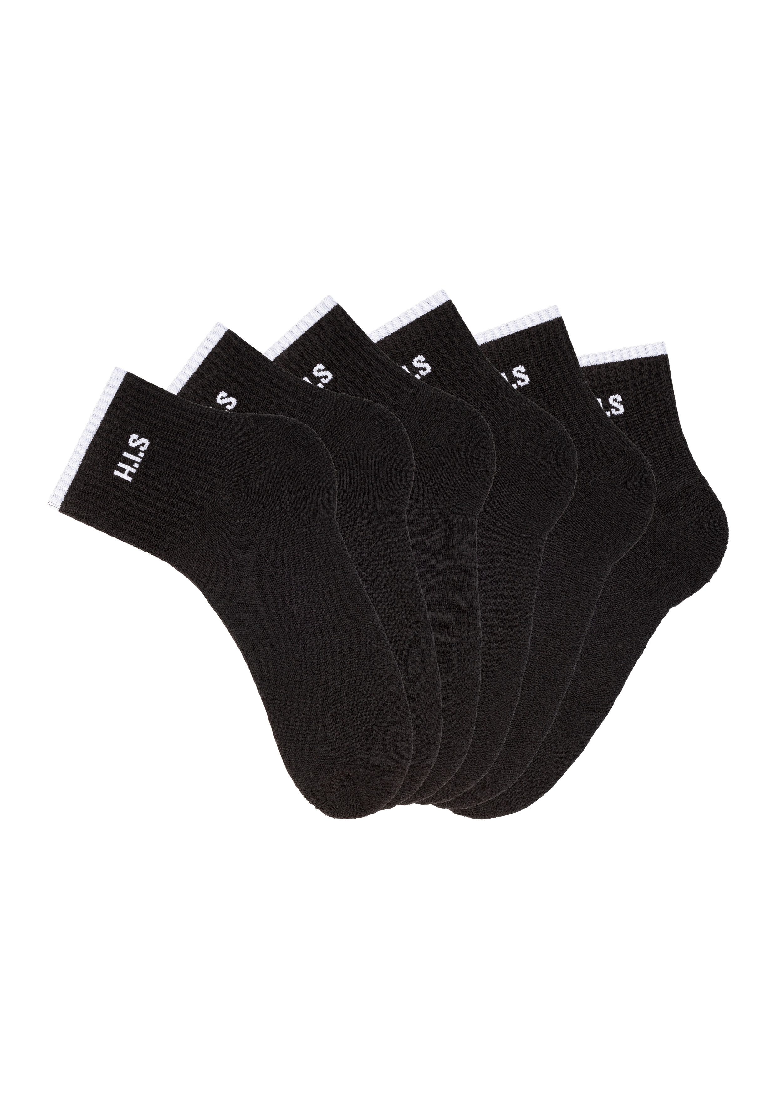 H.I.S Sportsocken (Packung, 6-Paar) Kurzsocken mit günstig online kaufen