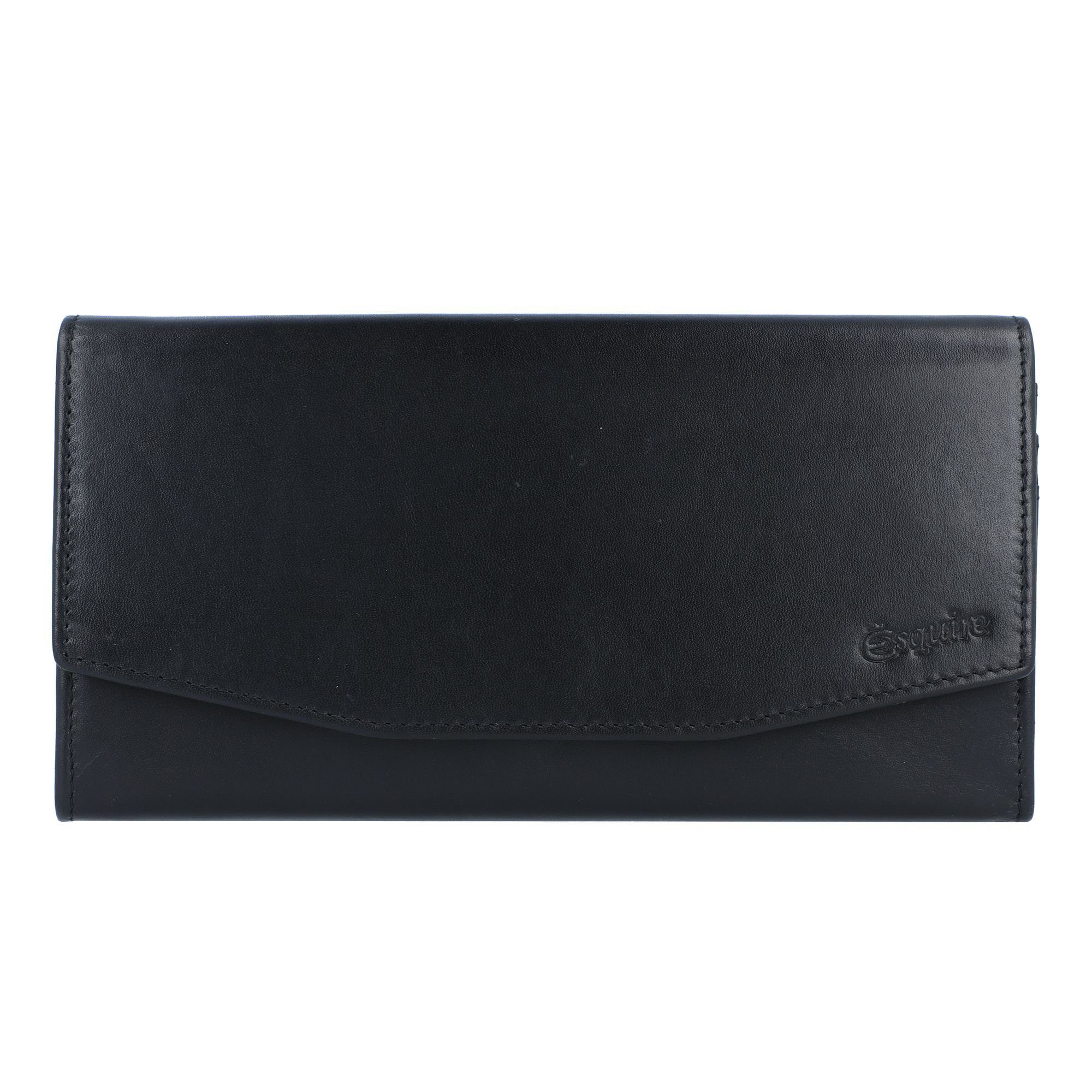 Esquire Geldbörse New Leder Silk, schwarz