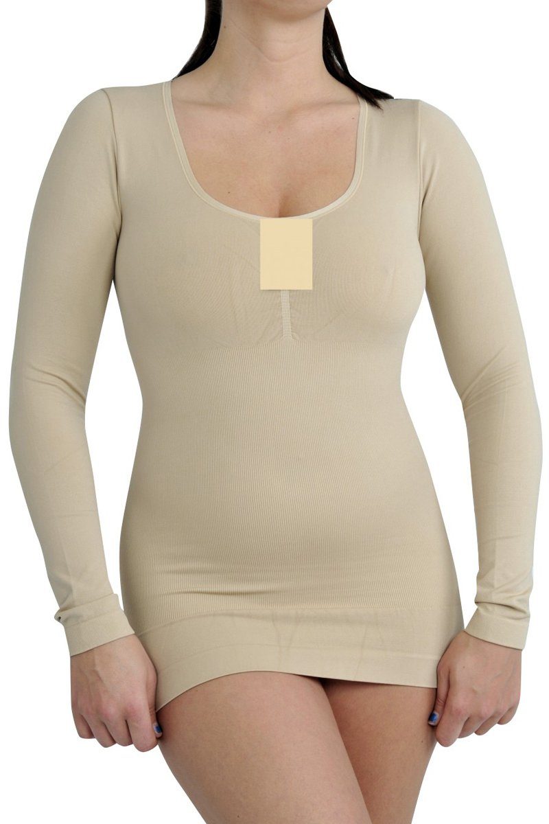 Andalous Dessous Taillenshaper Miederhemd in beige (einzel, 1-St)