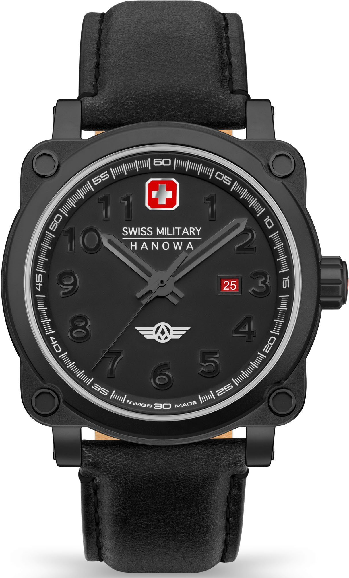 NIGHT Swiss VISION, AEROGRAPH Hanowa Military Multifunktionsuhr SMWGB2101330