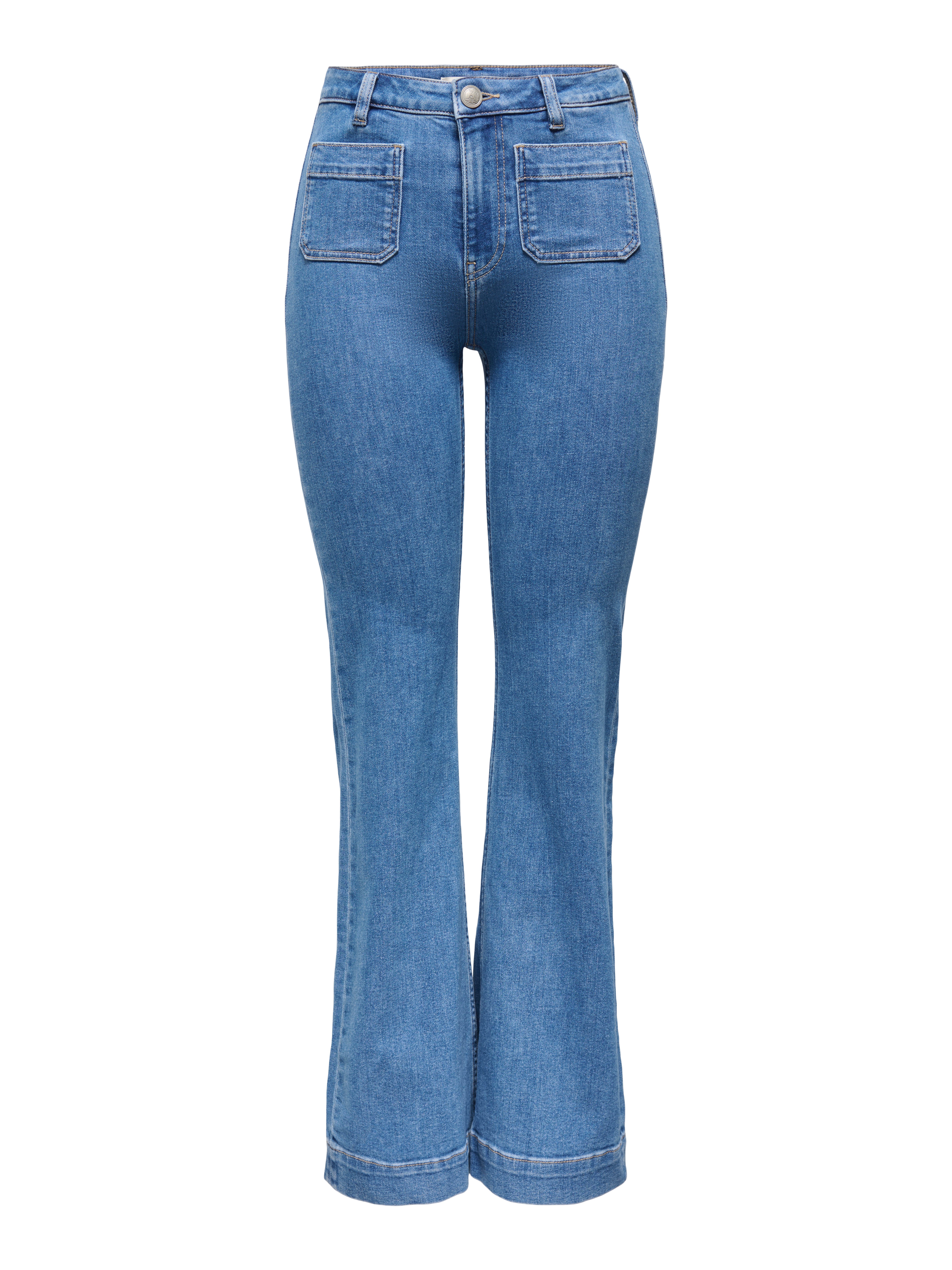 Bootcut-Jeans ONLMADISON HW POCKET FLARED DNM GEN540