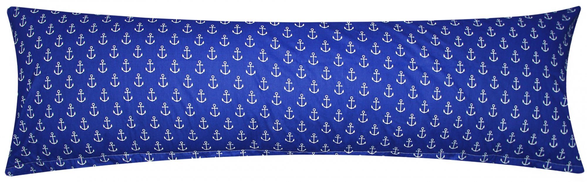 Heubergshop Seitenschläferkissenbezug, (1 Stück), 40x145cm Anker Dunkelblau günstig online kaufen