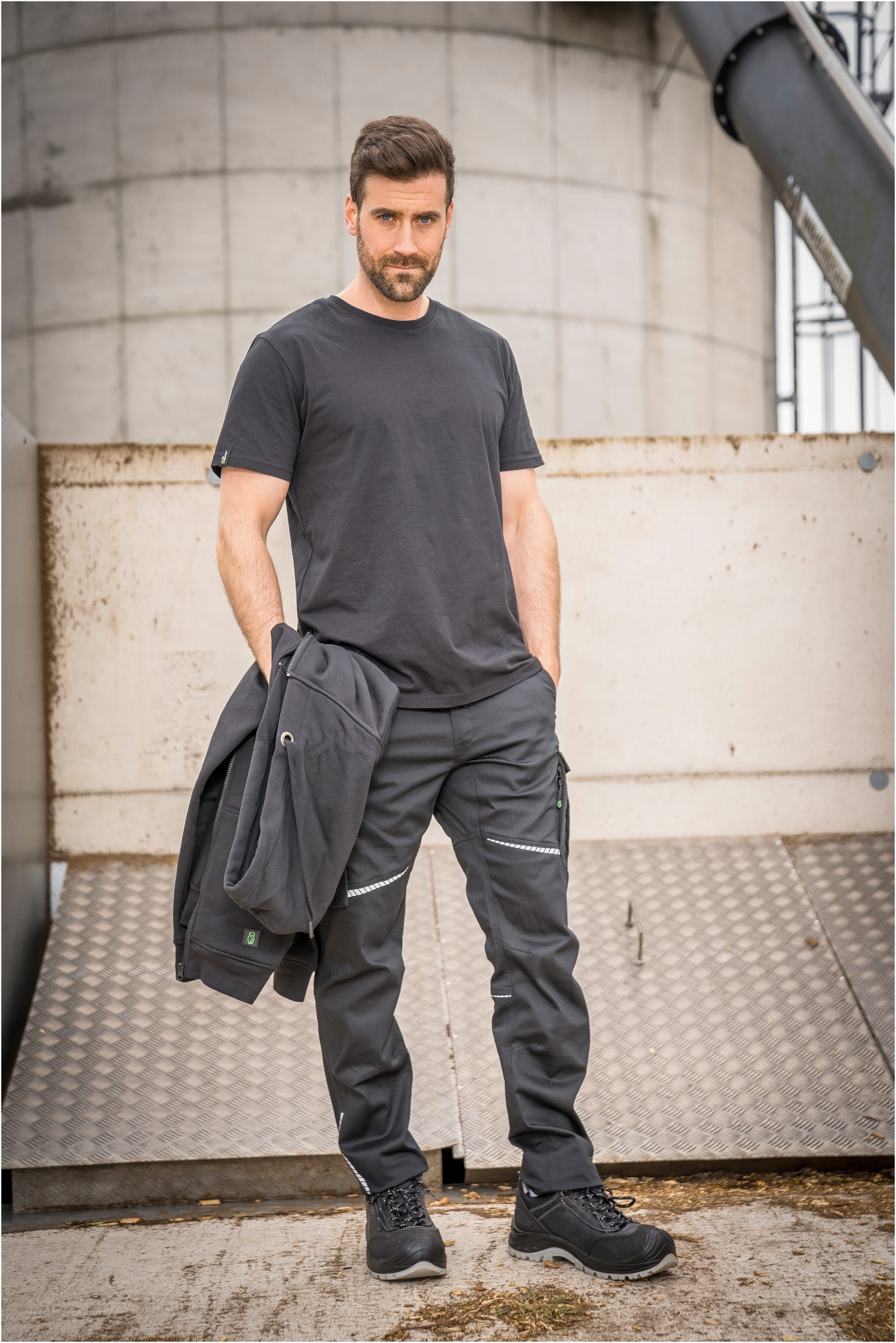 Leibwächter T-Shirt Rundhals T-Shirt Arbeitsshirt Workwear Berufskleidung auch Übergrößen antibakterielle-, Antigeruch- und Antipilling-Ausrüstung