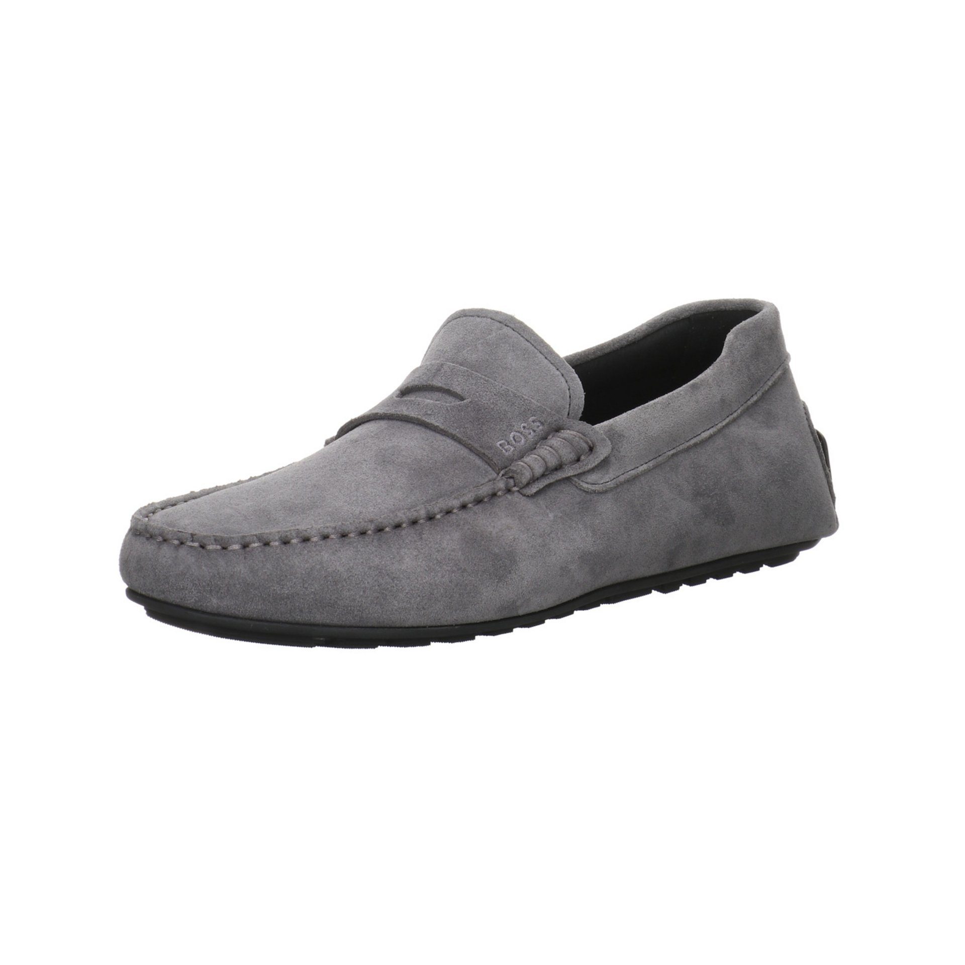 BOSS Noel Mokassin Freizeit Elegant Slip-Ons Slipper Veloursleder