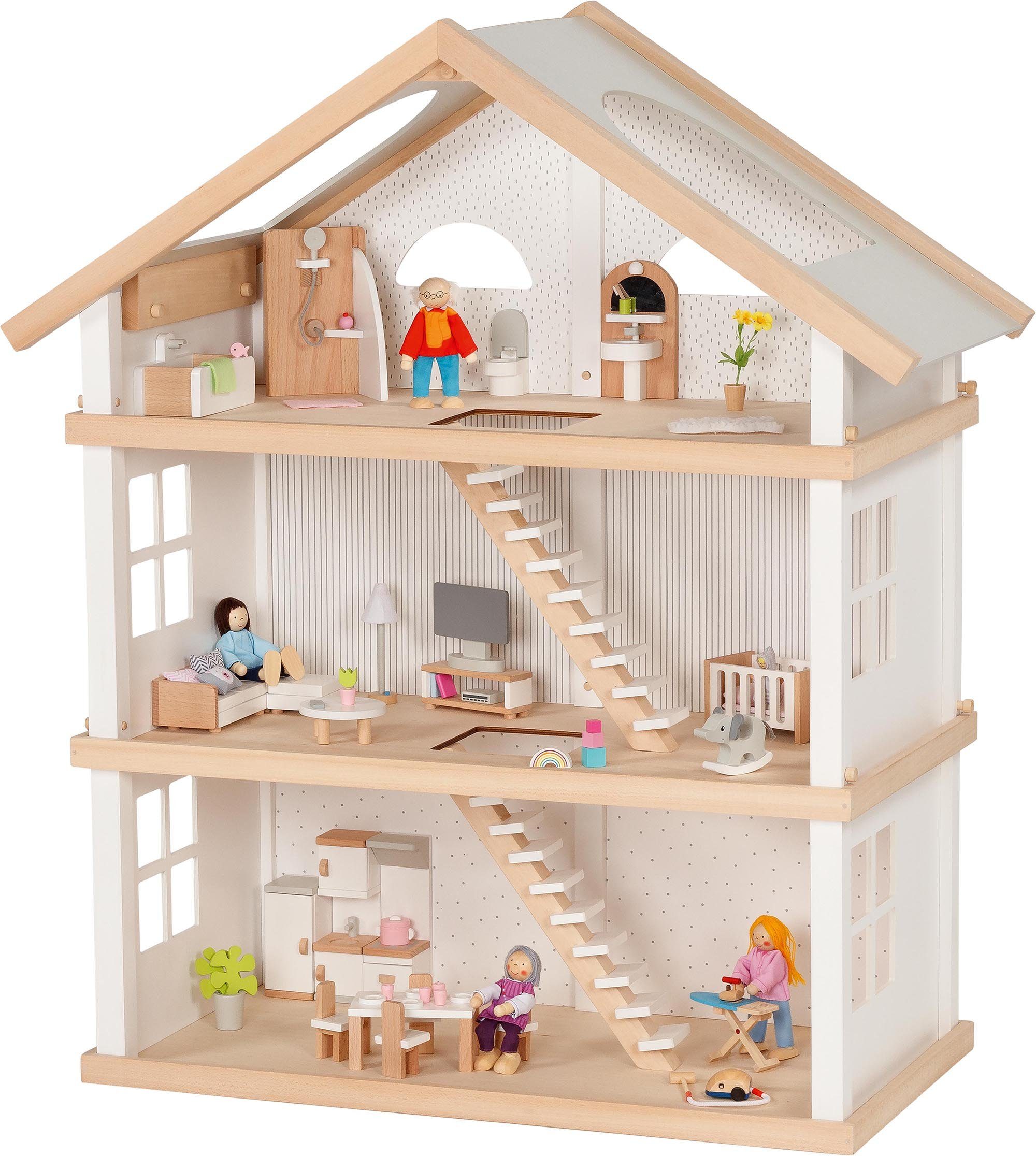Puppenhaus Modern Living mit 3 Etagen