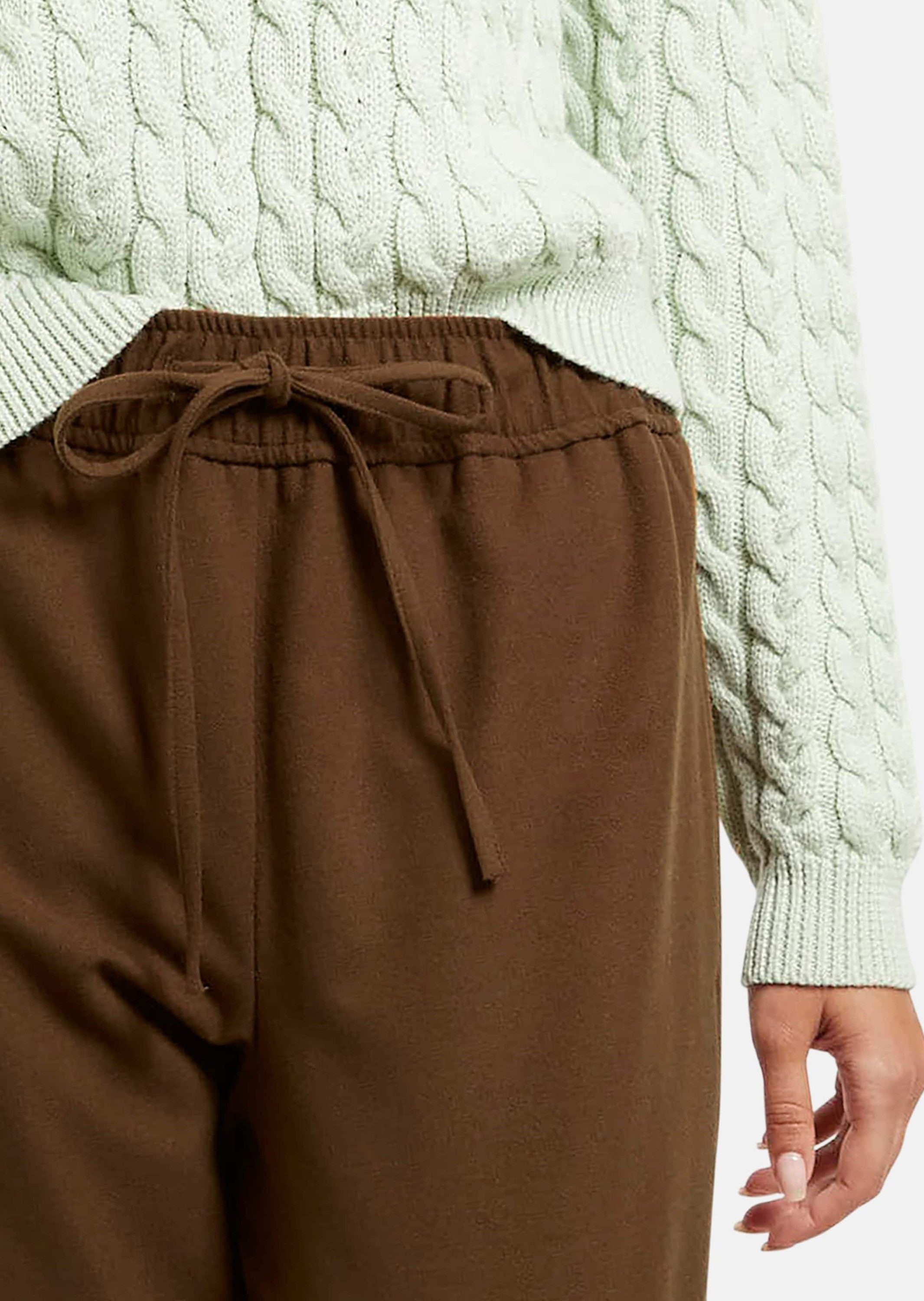 MADELEINE Stoffhose Weite Hose mit elastischem Schlupfbund