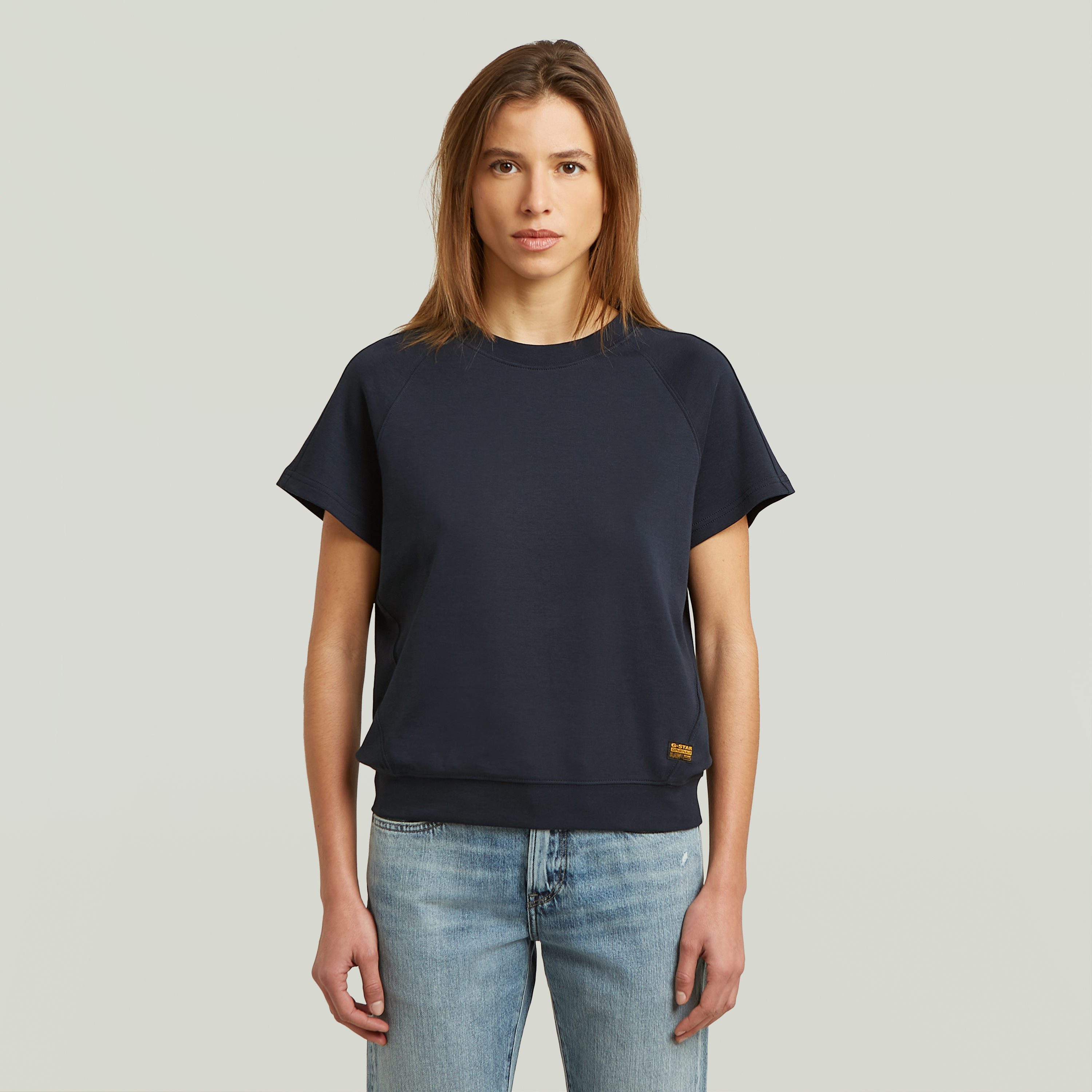 G-STAR T-Shirt Raglan Rundhalsform, mit angesetztem Bündchen günstig online kaufen