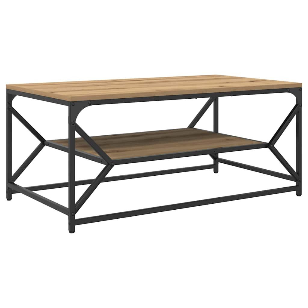 vidaXL Couchtisch Couchtisch Eiche handwerklich 90 günstig online kaufen