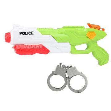 Toi-Toys Kinderspielboot Polizei Wasserpistole mit Handschellen 40cm