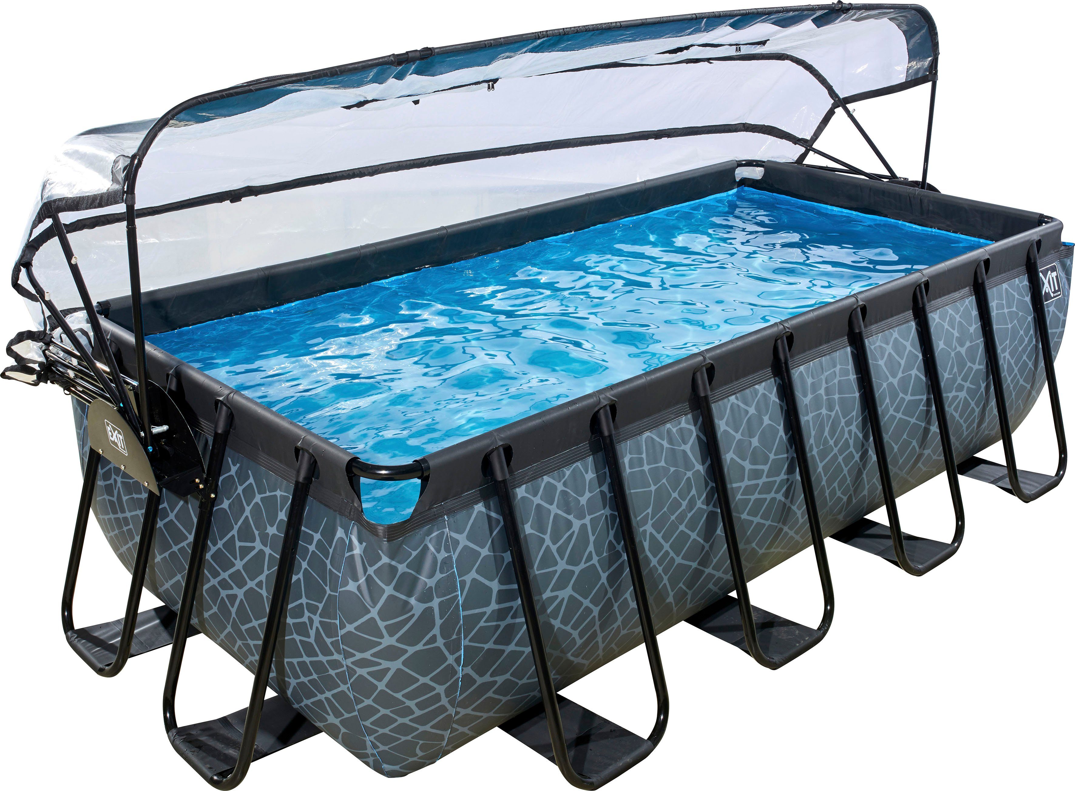 Framepool inkl. Poolabdeckung und Wärmepumpe