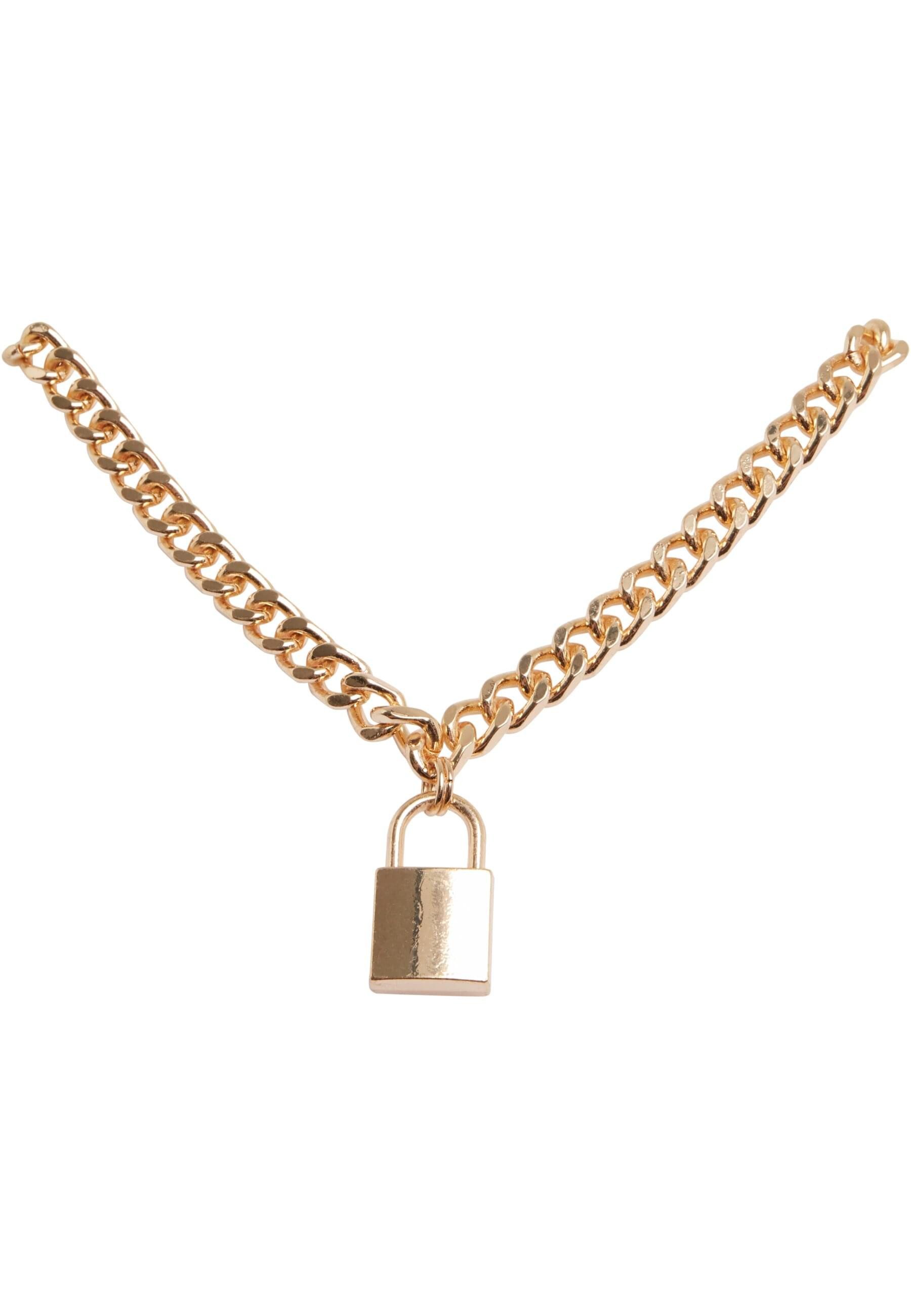 URBAN CLASSICS Halsreif Unisex Padlock Necklace