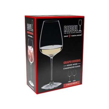 RIEDEL THE WINE GLASS COMPANY Weißweinglas Grape Weißwein / Champagnerglas / Spritz Drink, Glas