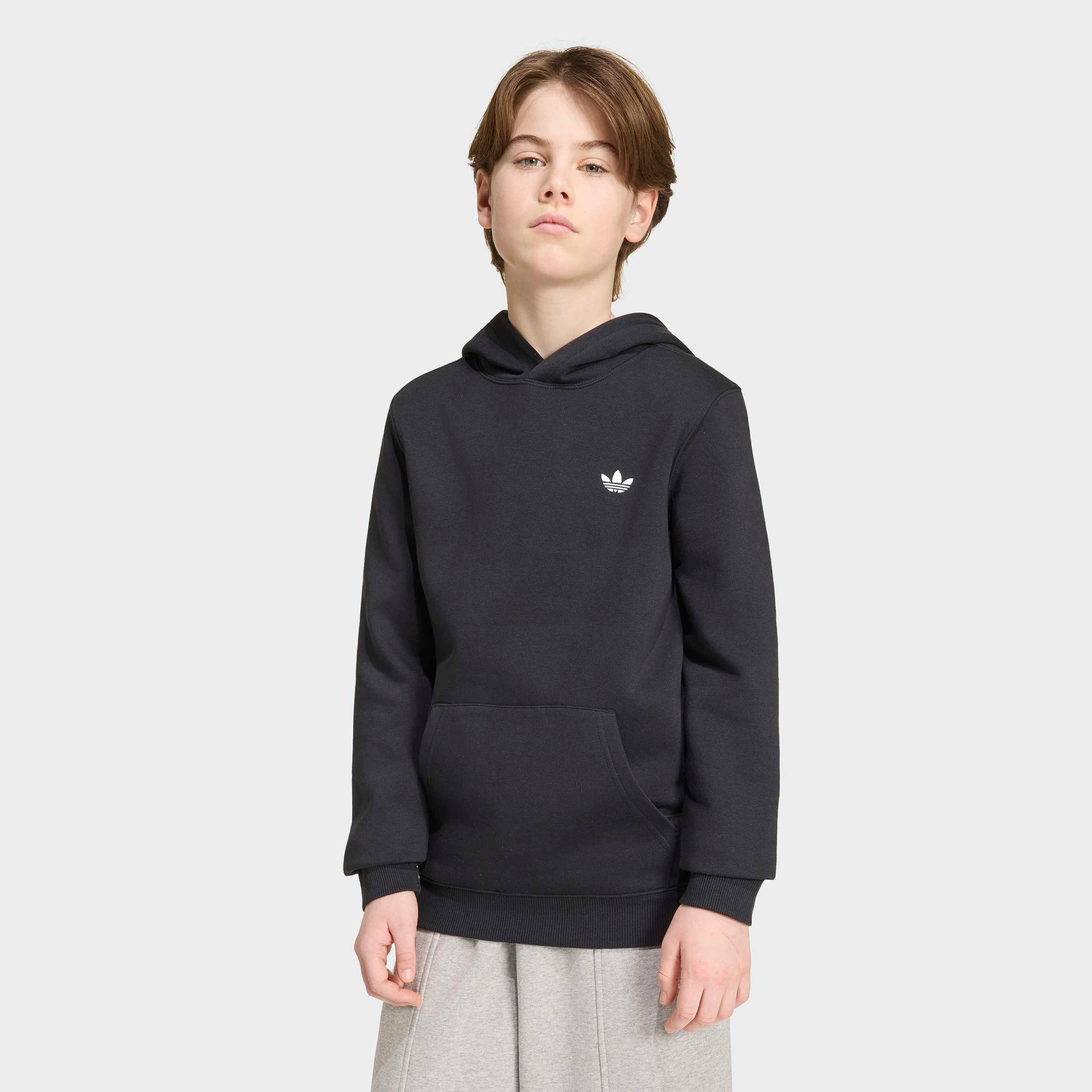 adidas Originals Kapuzensweatshirt REGULAR HOODIE für Kinder, mit Kapuze, ohne Verschluss, aus Baumwolle und Polyester