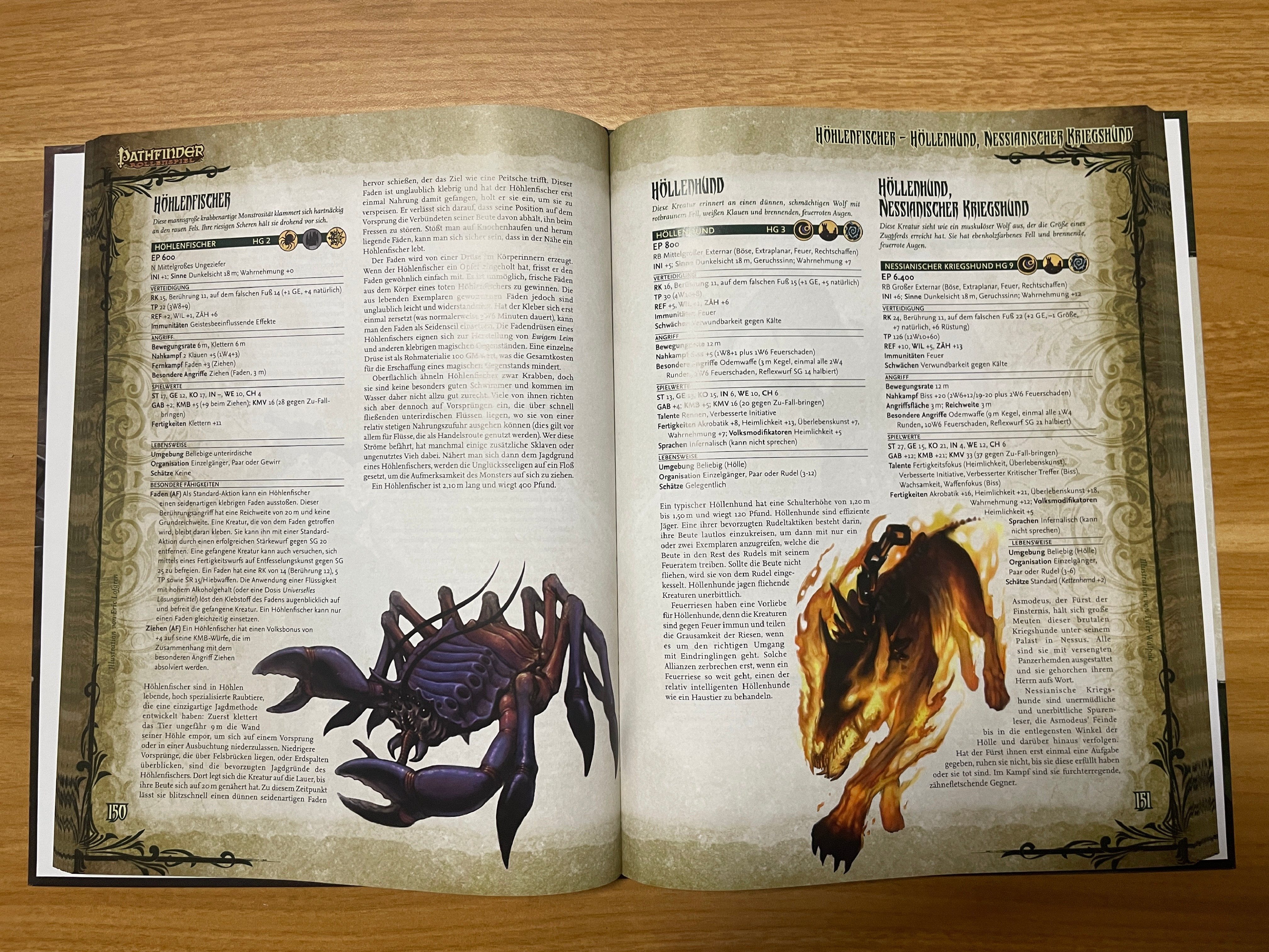 Ulisses Spiele Spielesammlung Pathfinder 2 Edition Monsterhandbuch