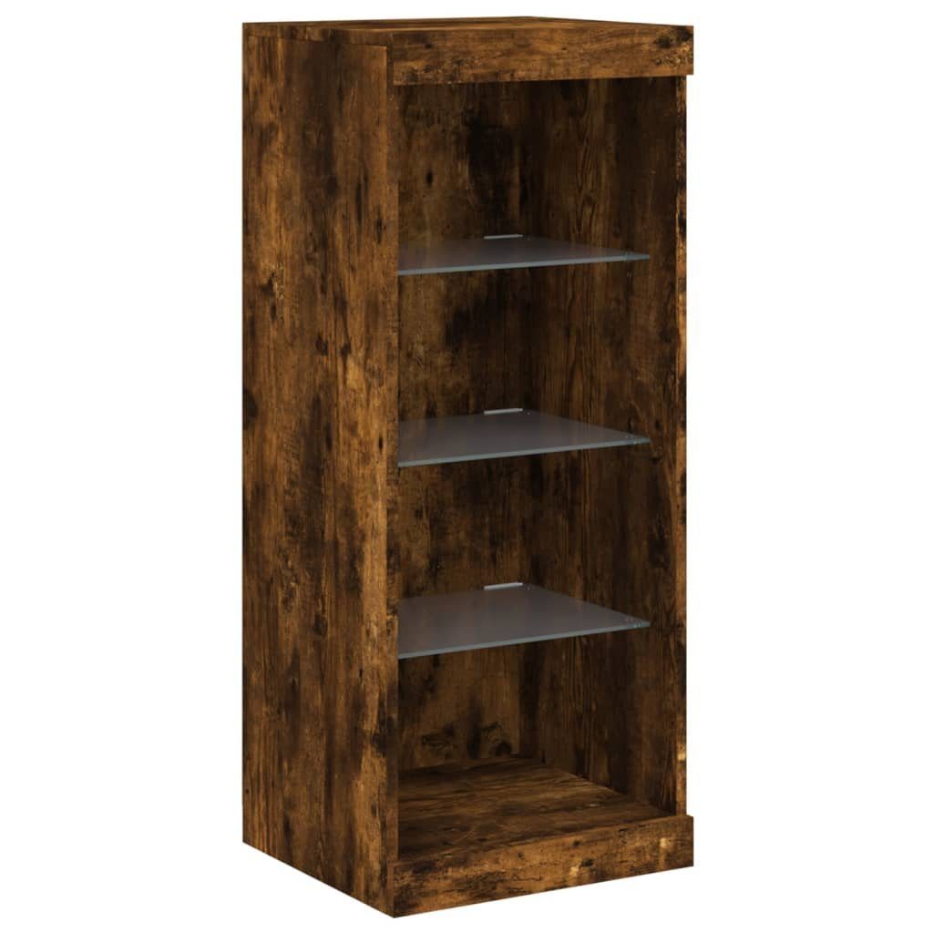 vidaXL Sideboard Sideboard mit LED-Leuchten Räuchereiche günstig online kaufen