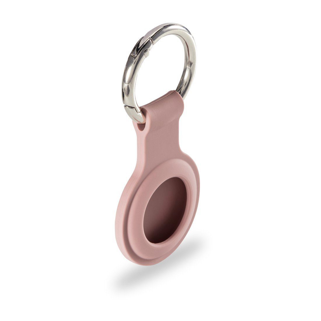 für Hama AirTag, Ortung, Schutzhülle, Silikon Schlüsselanhänger rosa Apple Schlüsselanhänger