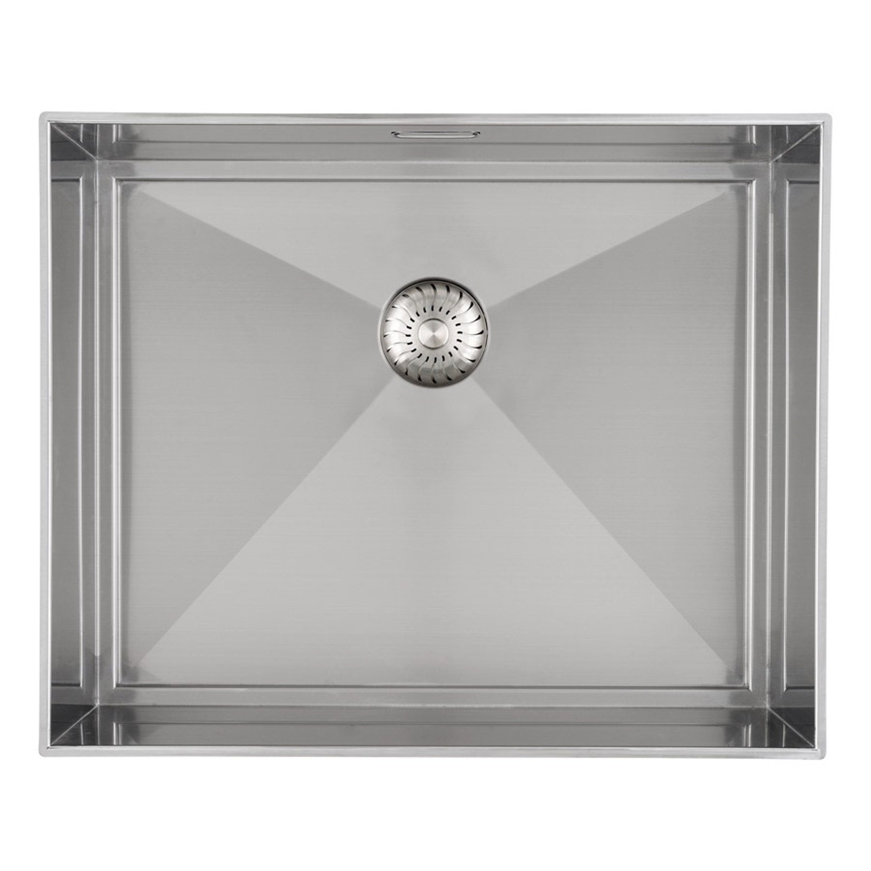 CARESSI Küchenspüle CAPP50COMP, rechteckig, 54.6/44.6 cm, handgefertigt, für Komposit