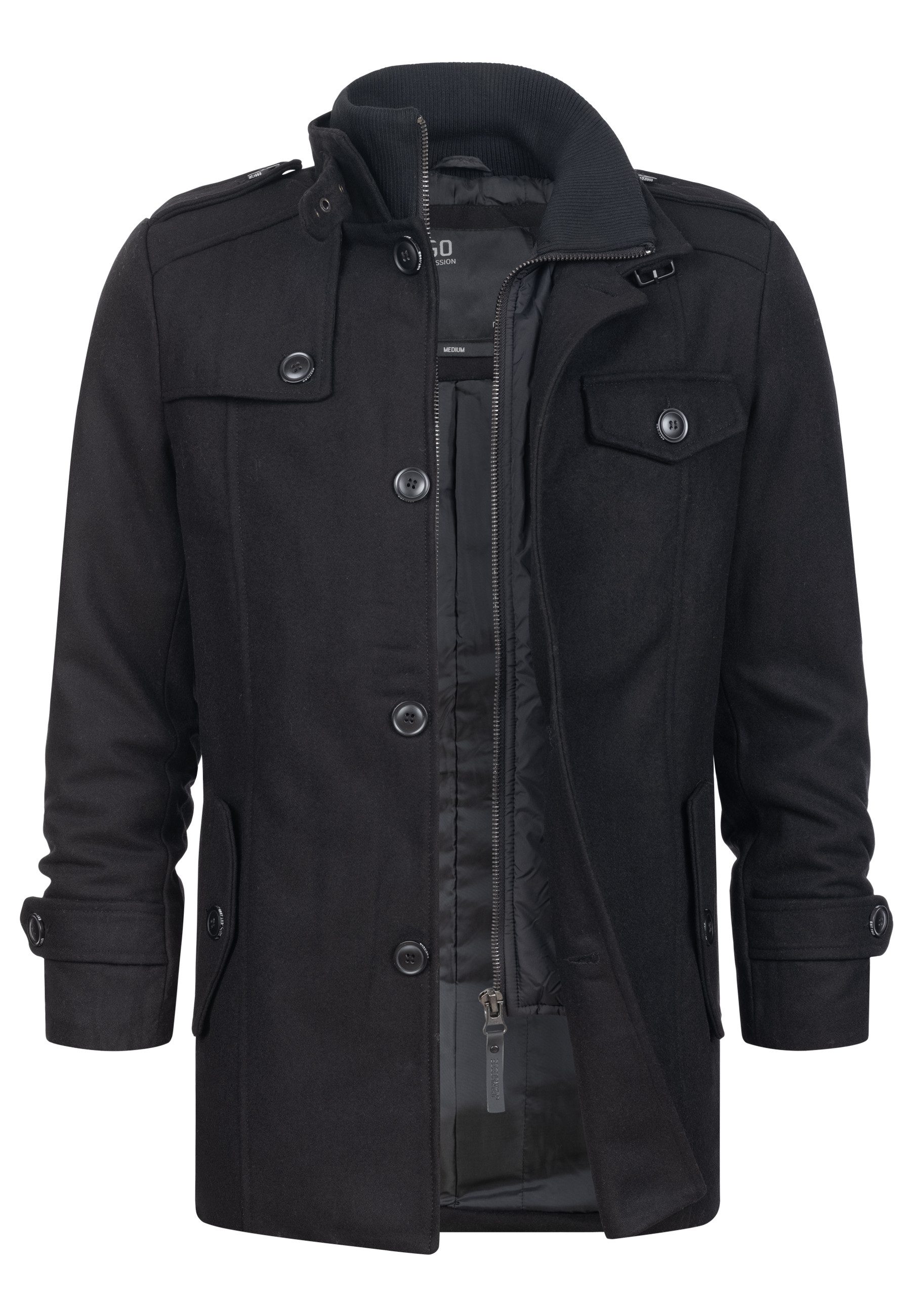 Indicode Kurzmantel Herren Brandon Mantel Winter Herrenmantel günstig online kaufen