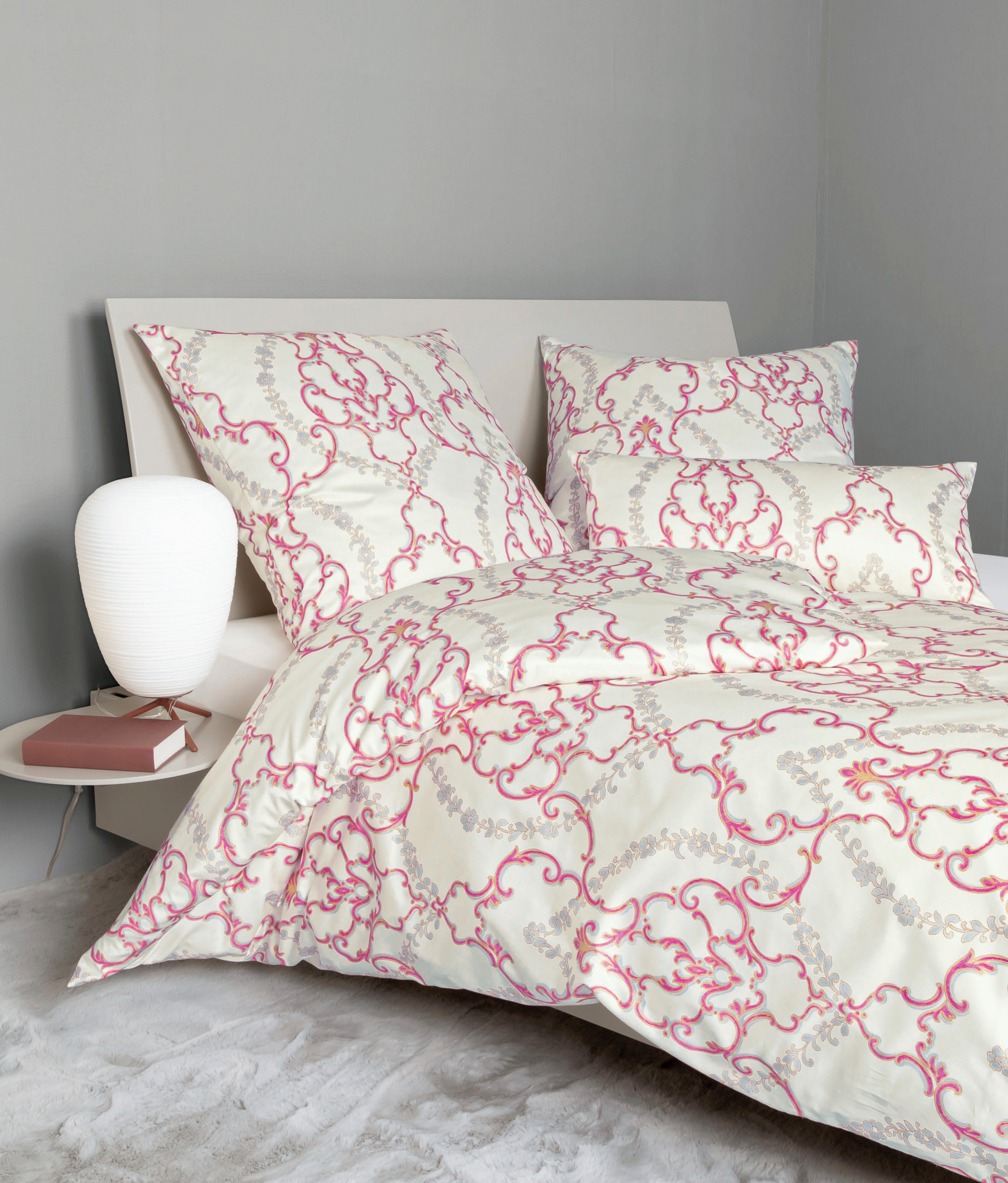 Janine Bettwäsche CARMEN S 55058, Interlock-Jersey, 2 teilig, mit Reißverschluss