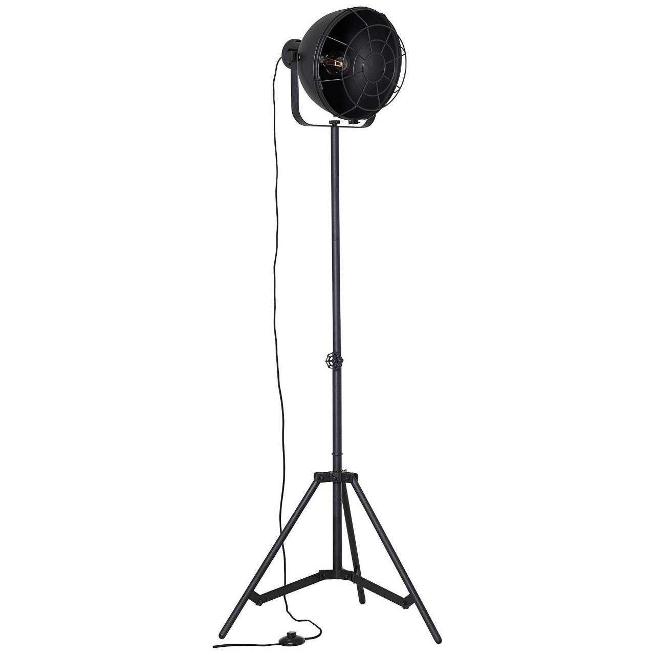 Jesper, 39cm Jesper E27, schwarz Standleuchte 60W, Gitter Lampe 1x Stehlampe A60, geei Brilliant