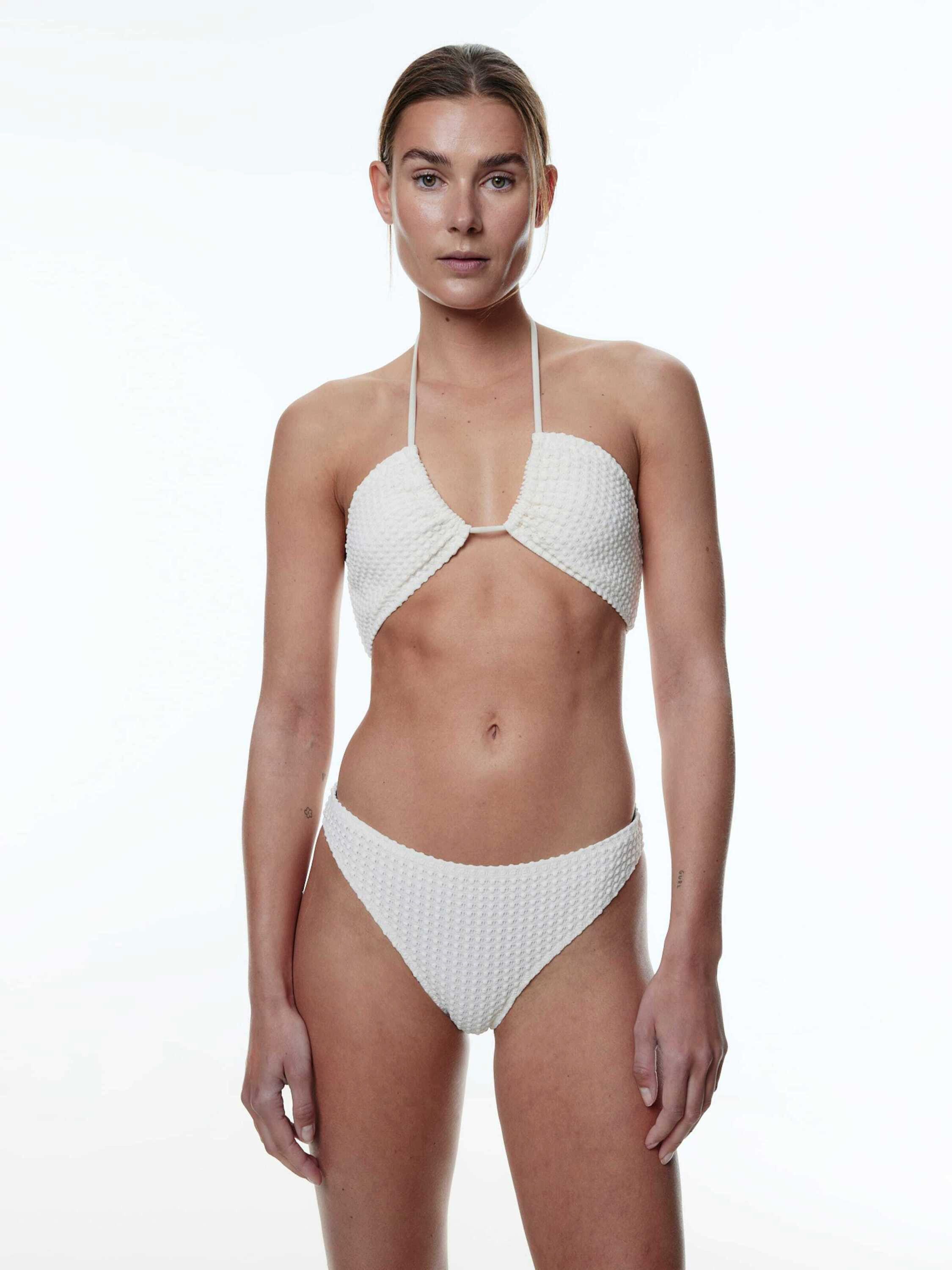 EDITED Bügel-Bikini-Top Heide (1-St), Drapiert/gerafft