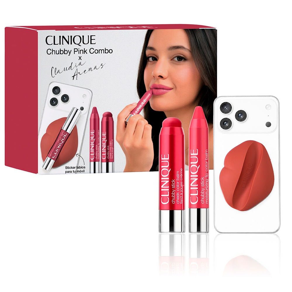 CLINIQUE Schmink-Set CLAUDIA ARENAS X CLINIQUE CHUBBY SET #Pink 3-tlg