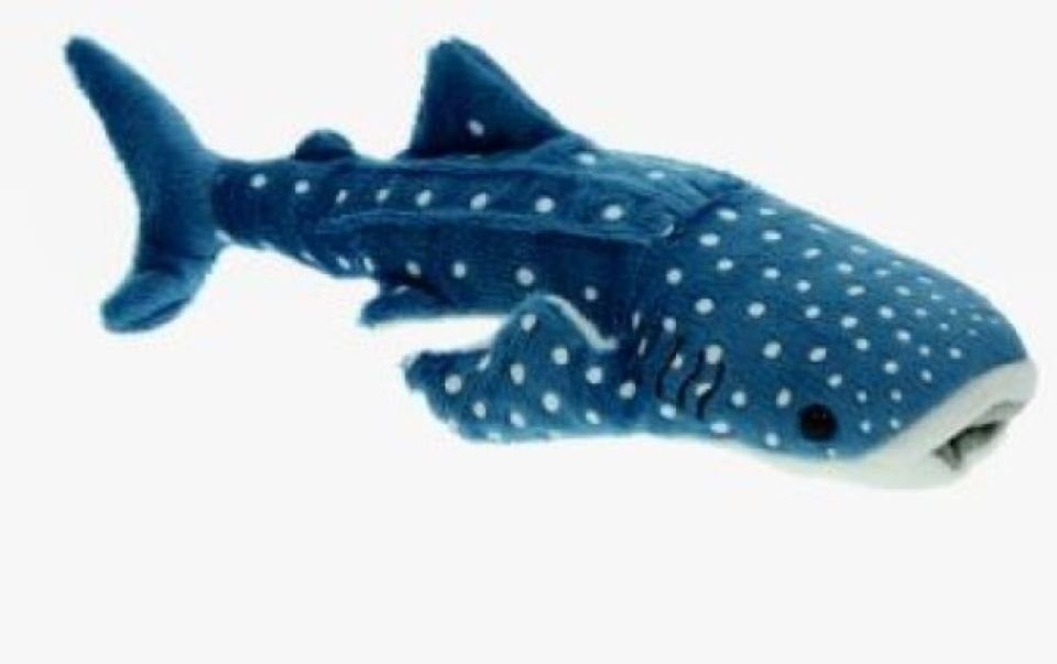 Teddys Rothenburg Kuscheltier Kuscheltier Walhai blau/weiß 28 cm Plüschtier