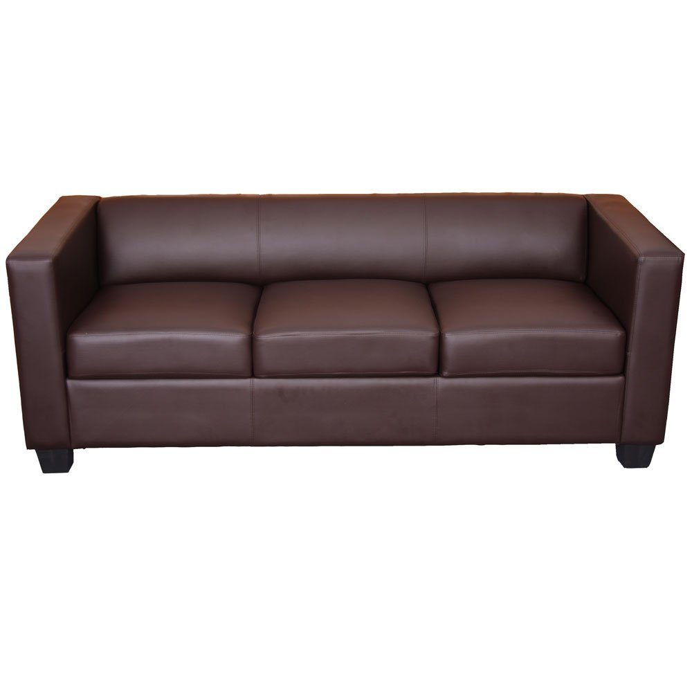 MCW 3-Sitzer Lille-S-K-3, 3-Sitzer, bequeme Sitzpolsterung, Lounge-Stil, Abgerundete Kanten