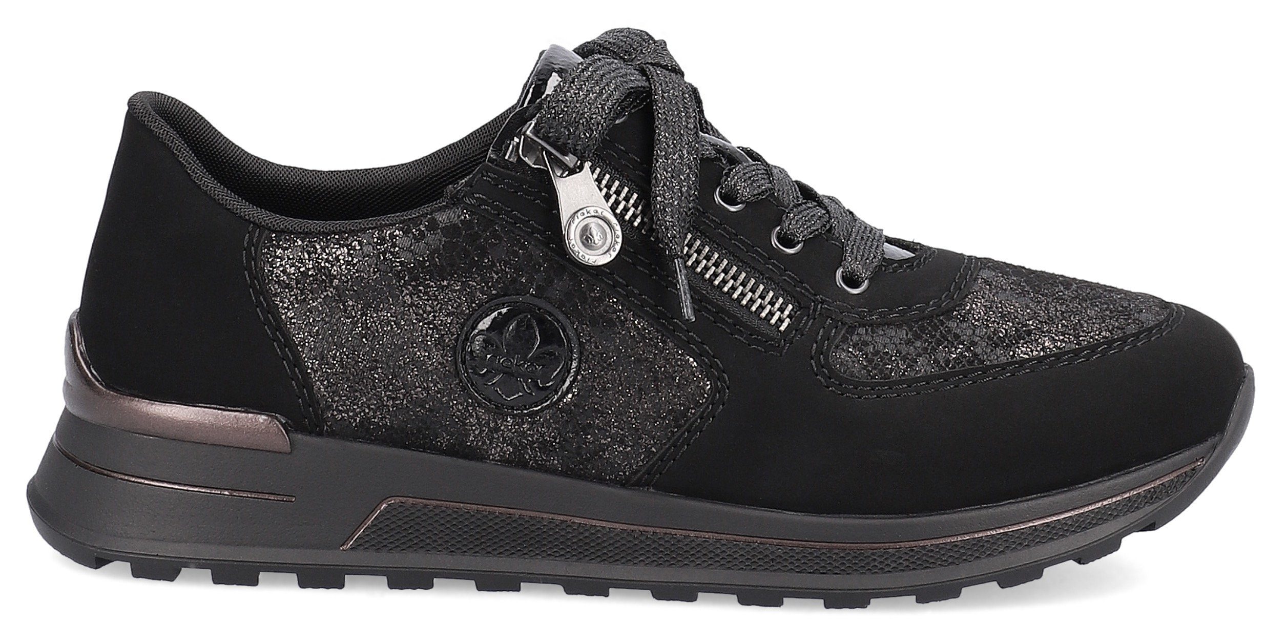 in Metallic-Optik Sneaker Rieker