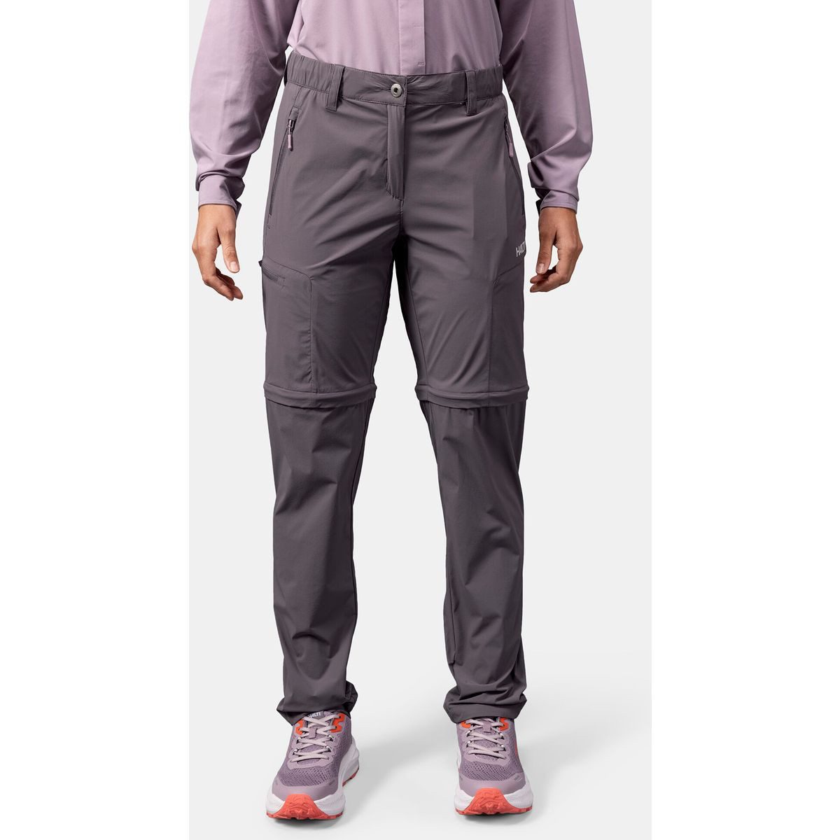 HALTI Outdoorhose Pallas Cool W Stretch Zip-off Pants Vielseitige Zip-off Hose mit UV-Schutz und schnelltrocknendem Stoff
