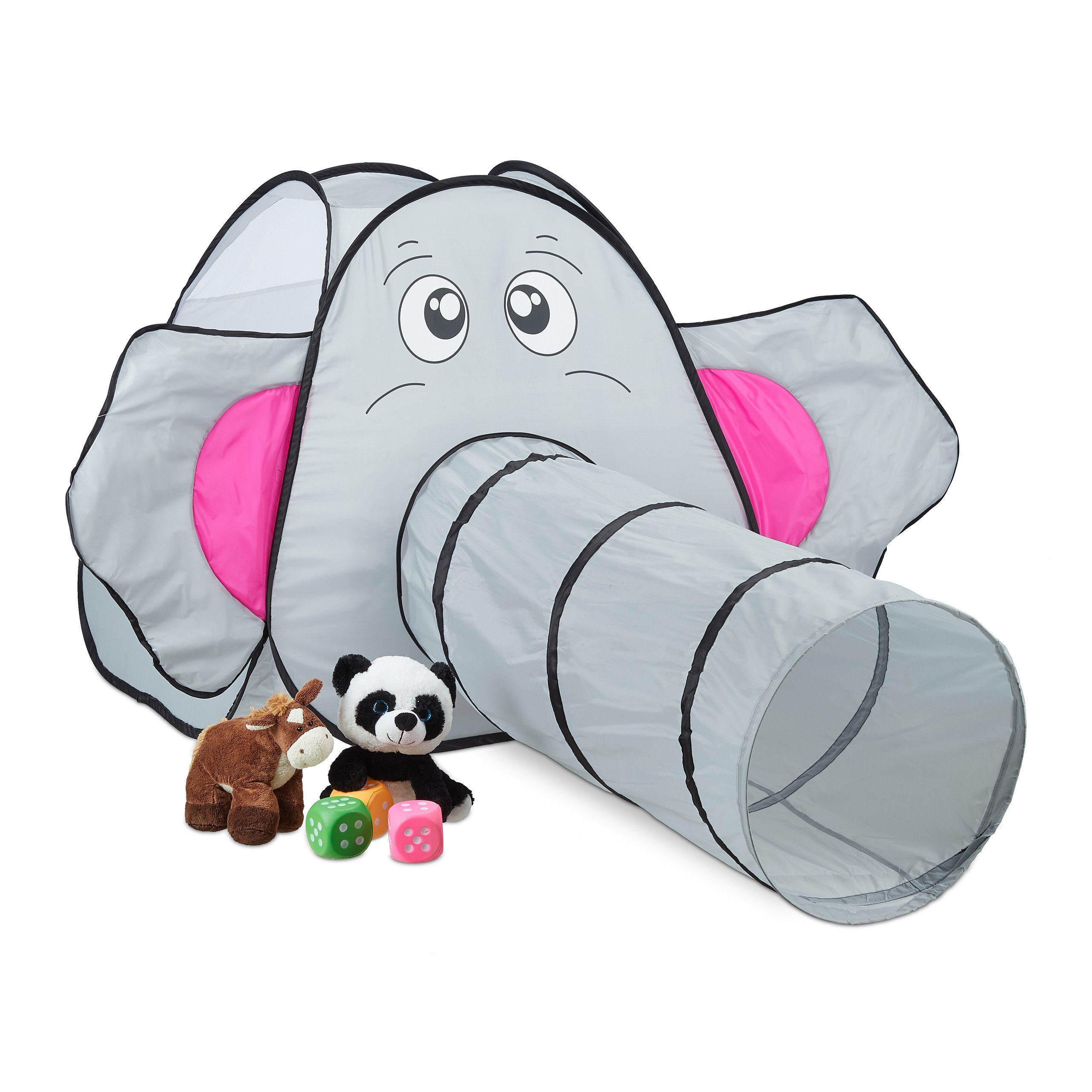 relaxdays Spielzelt Pop Up Spielzelt Elefant günstig online kaufen