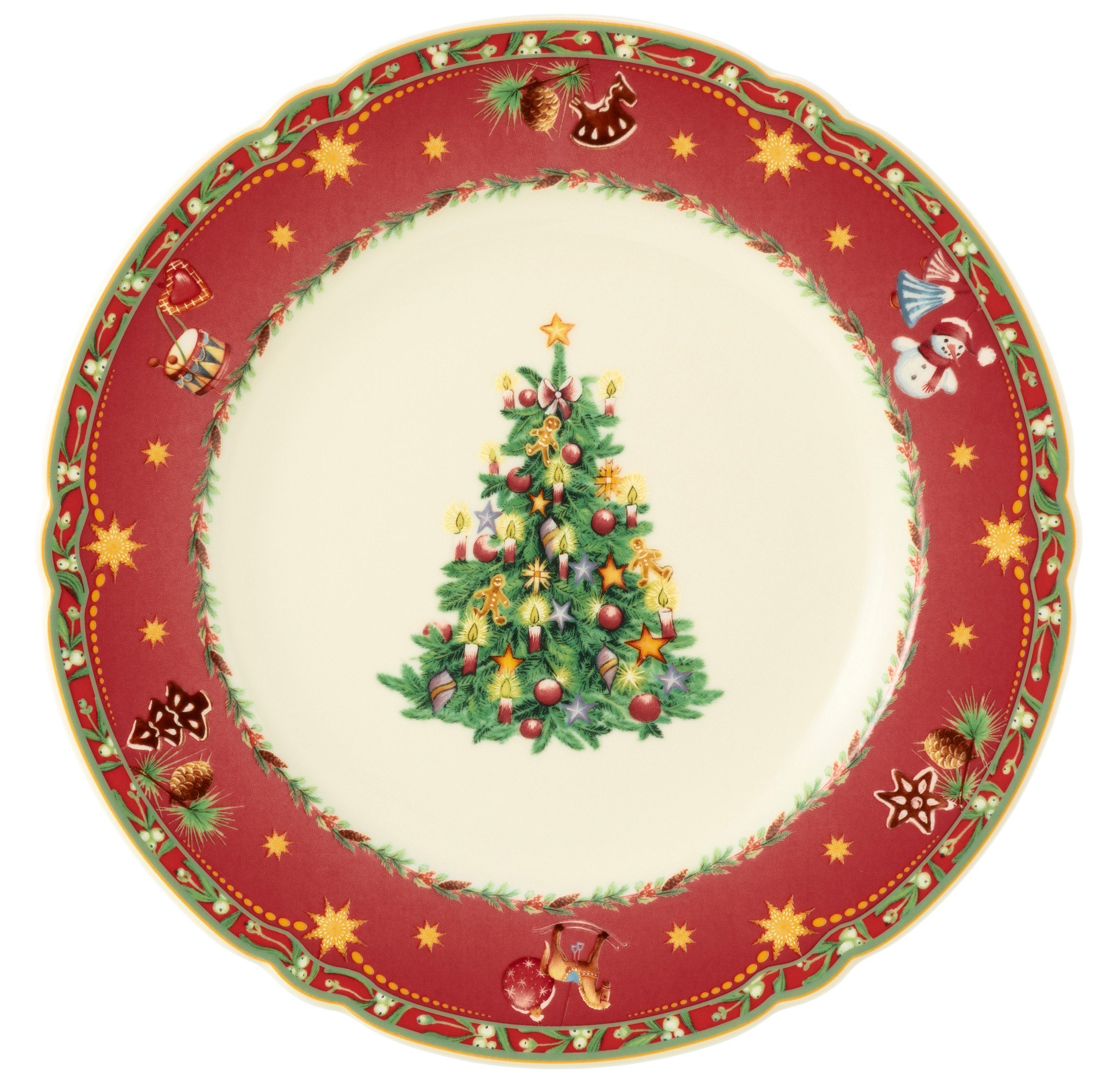 Seltmann Weiden Speiseteller Marieluise - Weihnachtsnostalgie, (1 St), Teller rund 25 cm