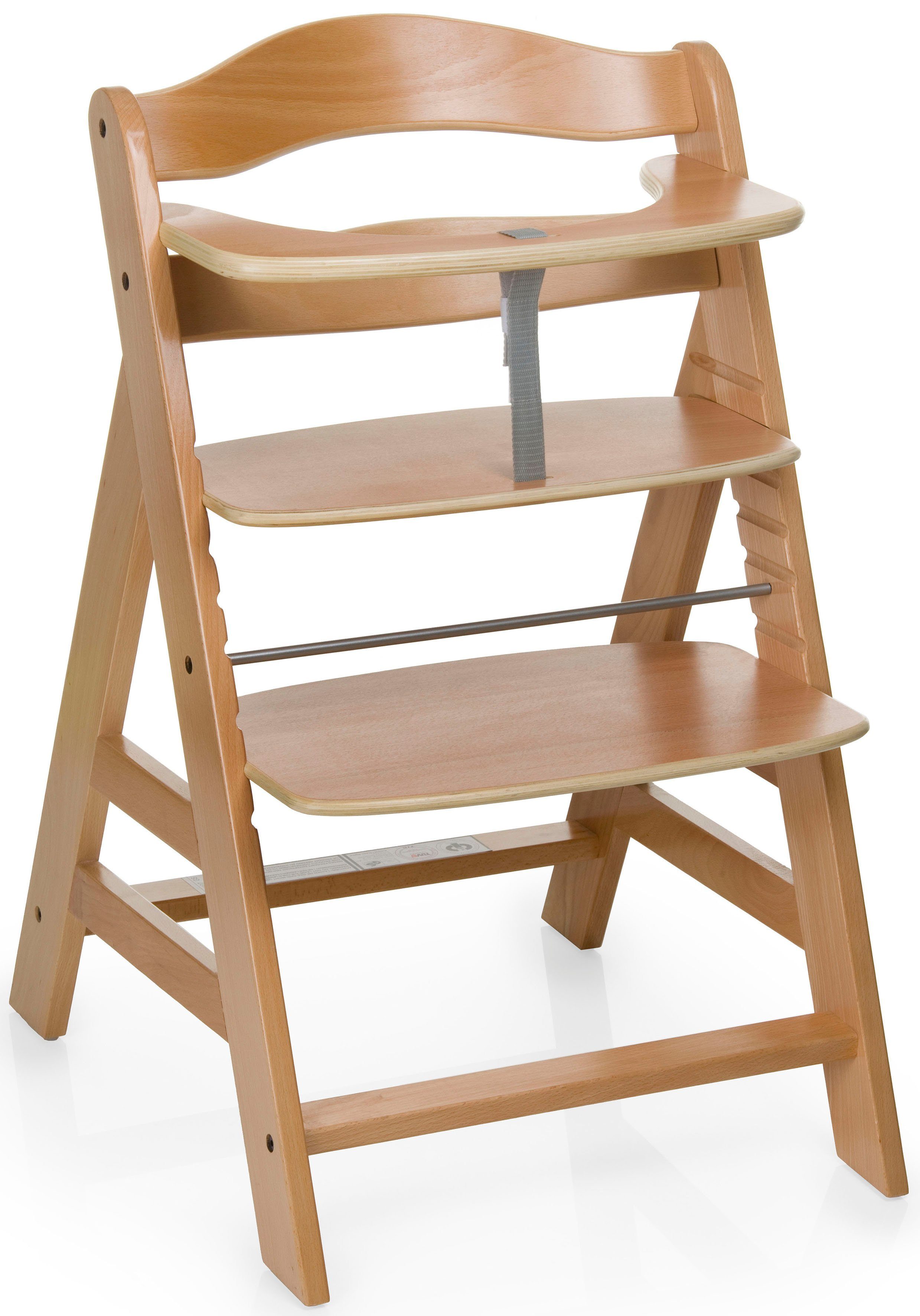 Hauck Hochstuhl Alpha+, Natur, aus Holz günstig online kaufen