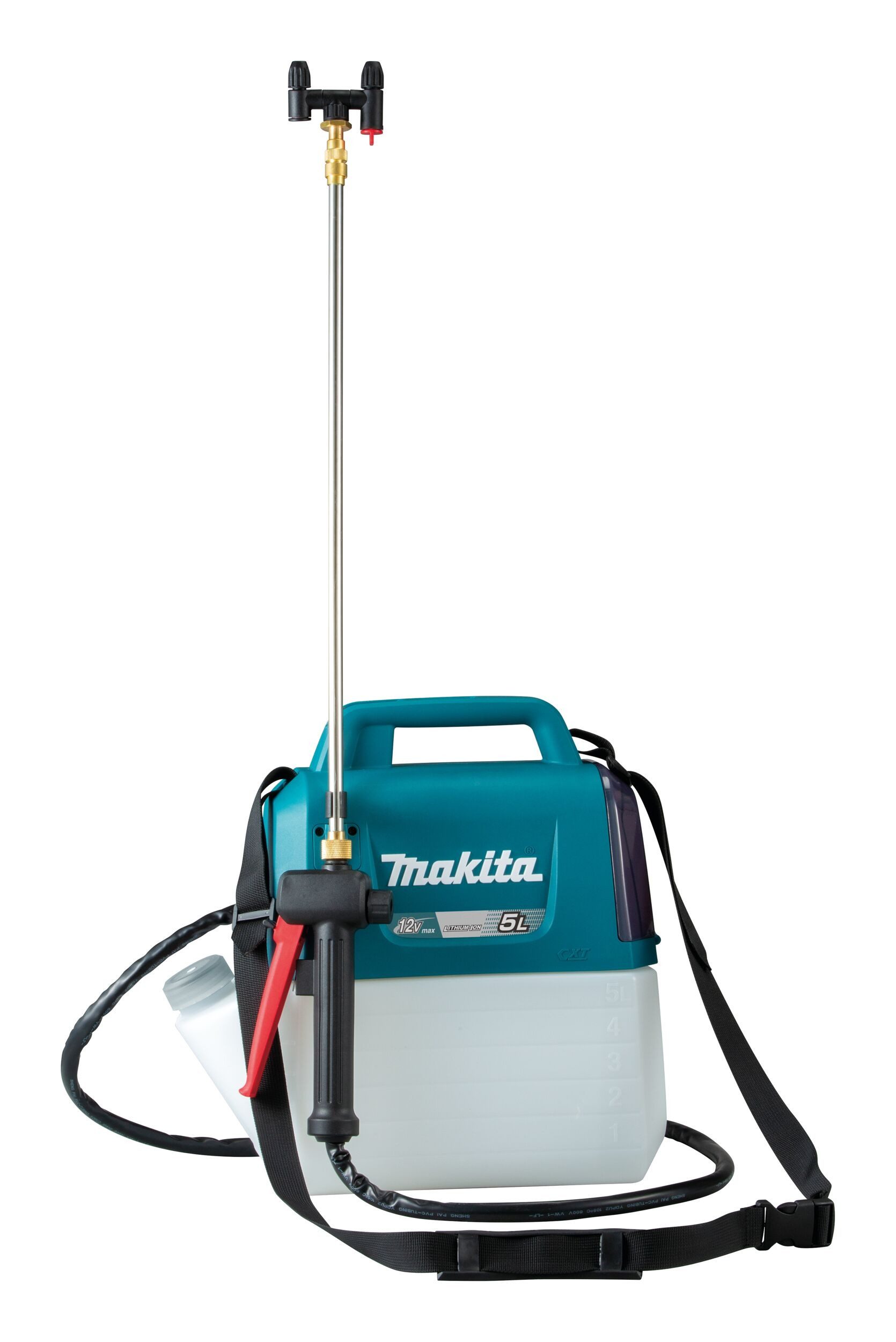 Makita Akku-Druckreiniger, Druck max: 3 bar, Druckspritze 12V, US053DZ, 5 l, Ohne Akku - im Karton